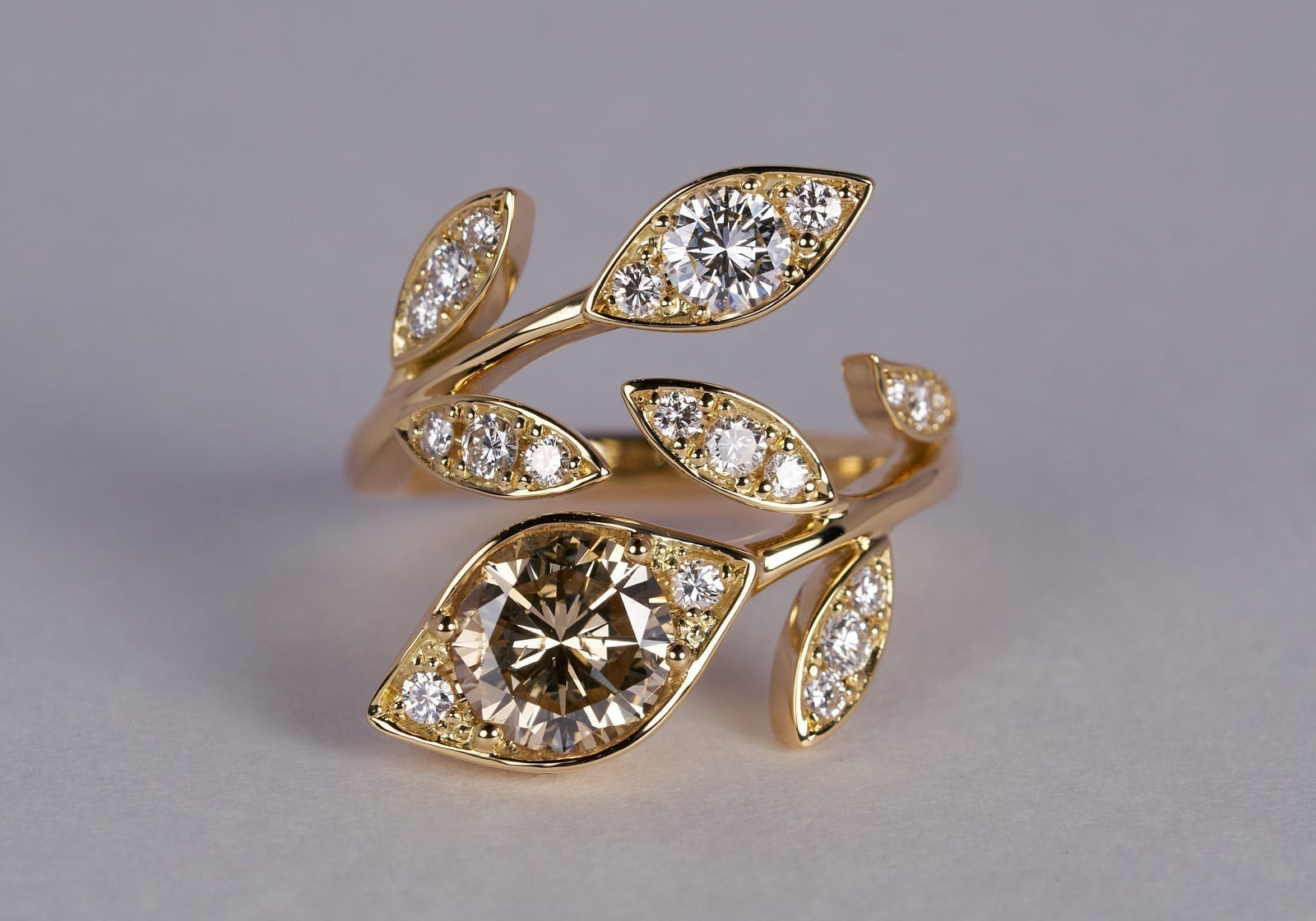 リフォーム後のダイヤモンドリング