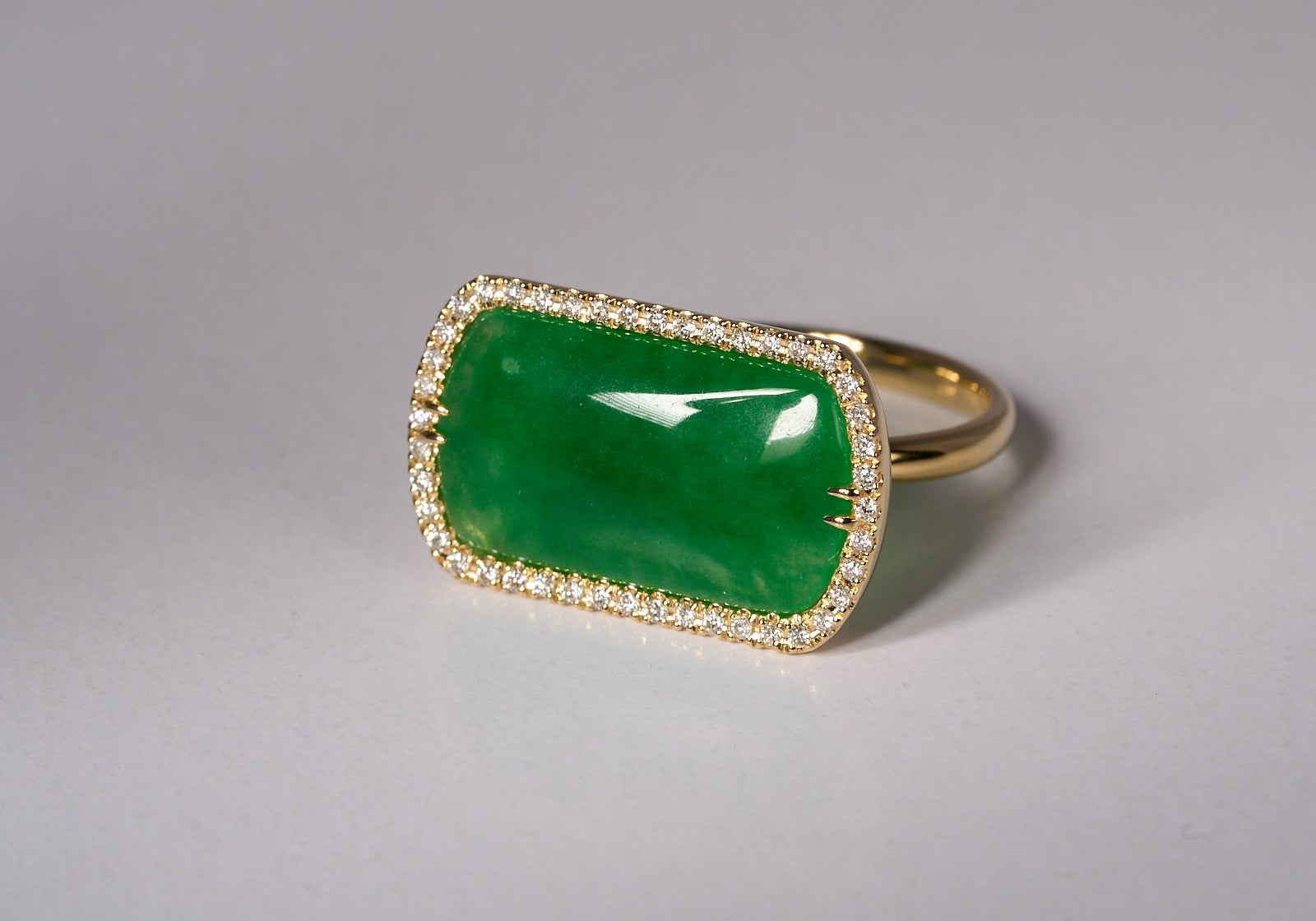 リフォーム後の翡翠リング