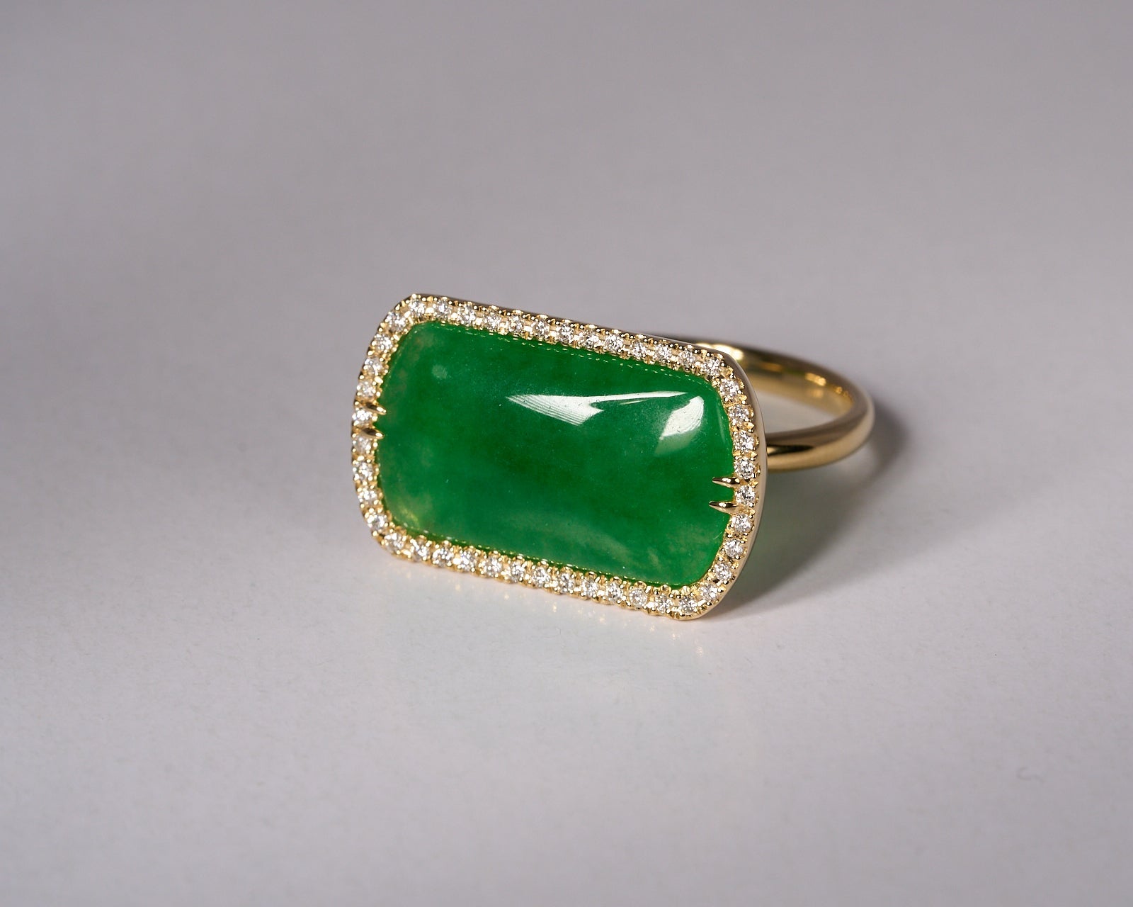 リフォーム後の翡翠リング