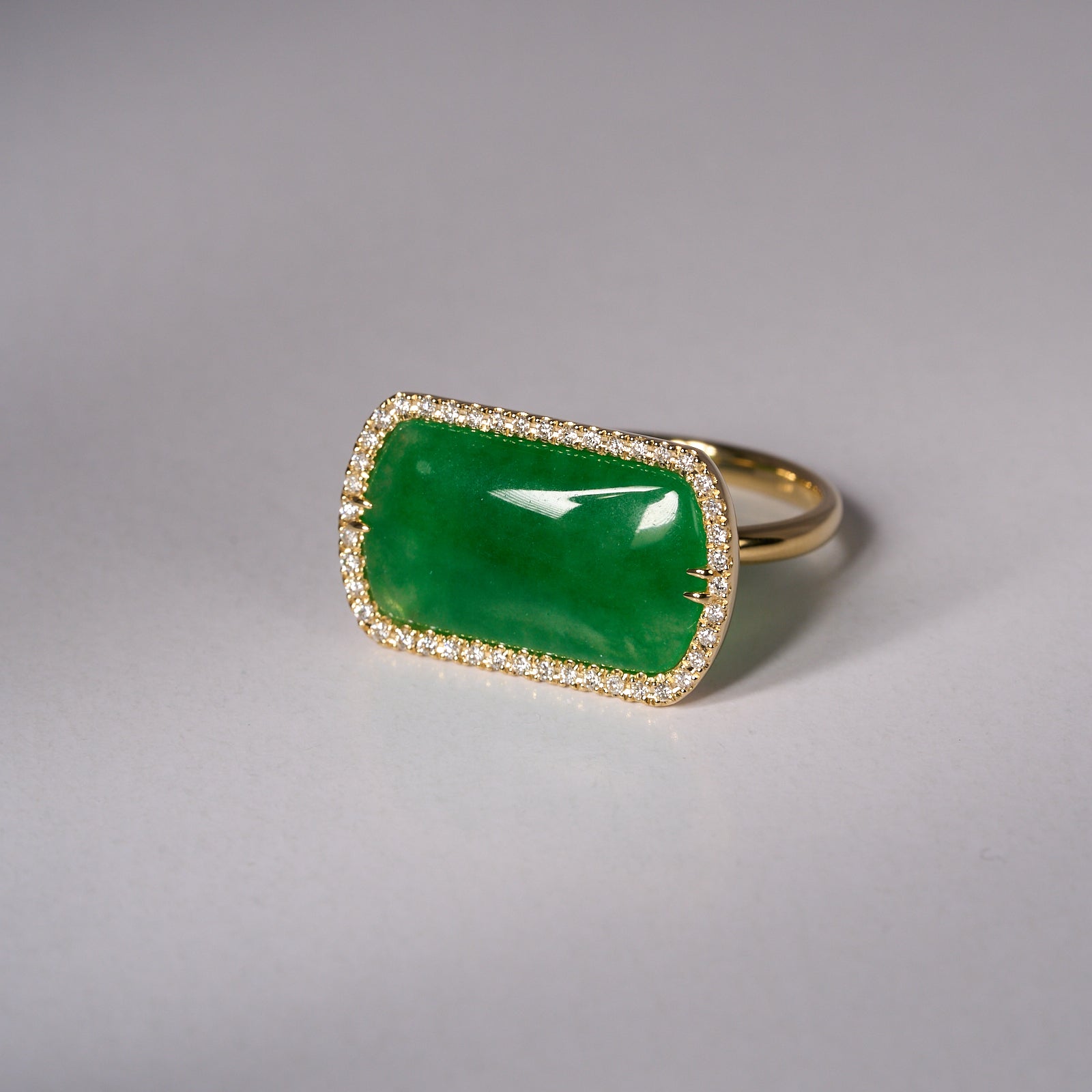 リフォーム後の翡翠リング