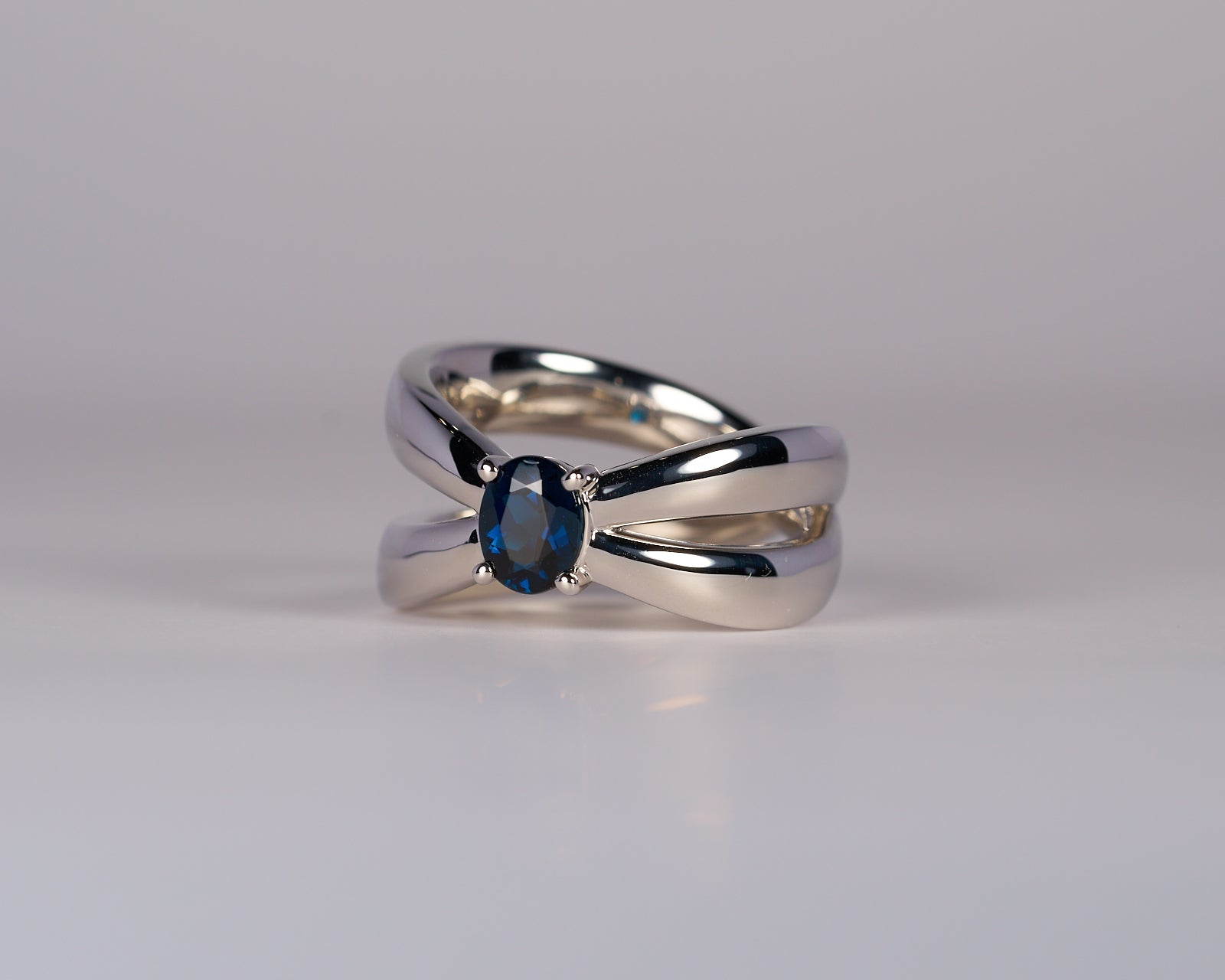 リフォーム後のブルートパーズリング