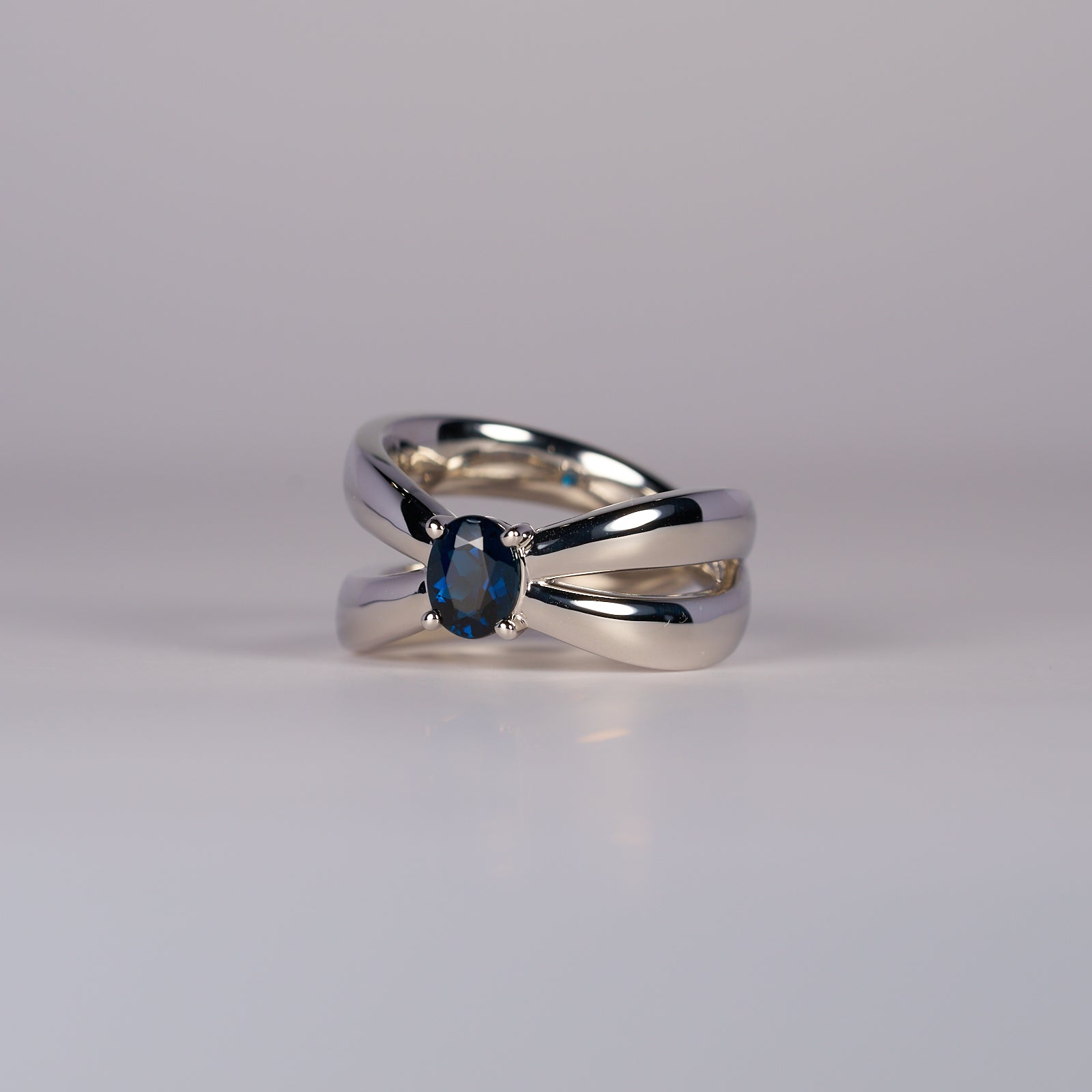 リフォーム後のブルートパーズリング