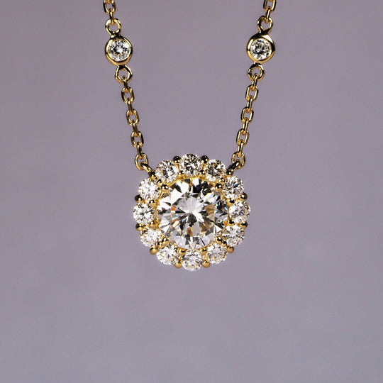 リフォーム後のダイヤモンドネックレス