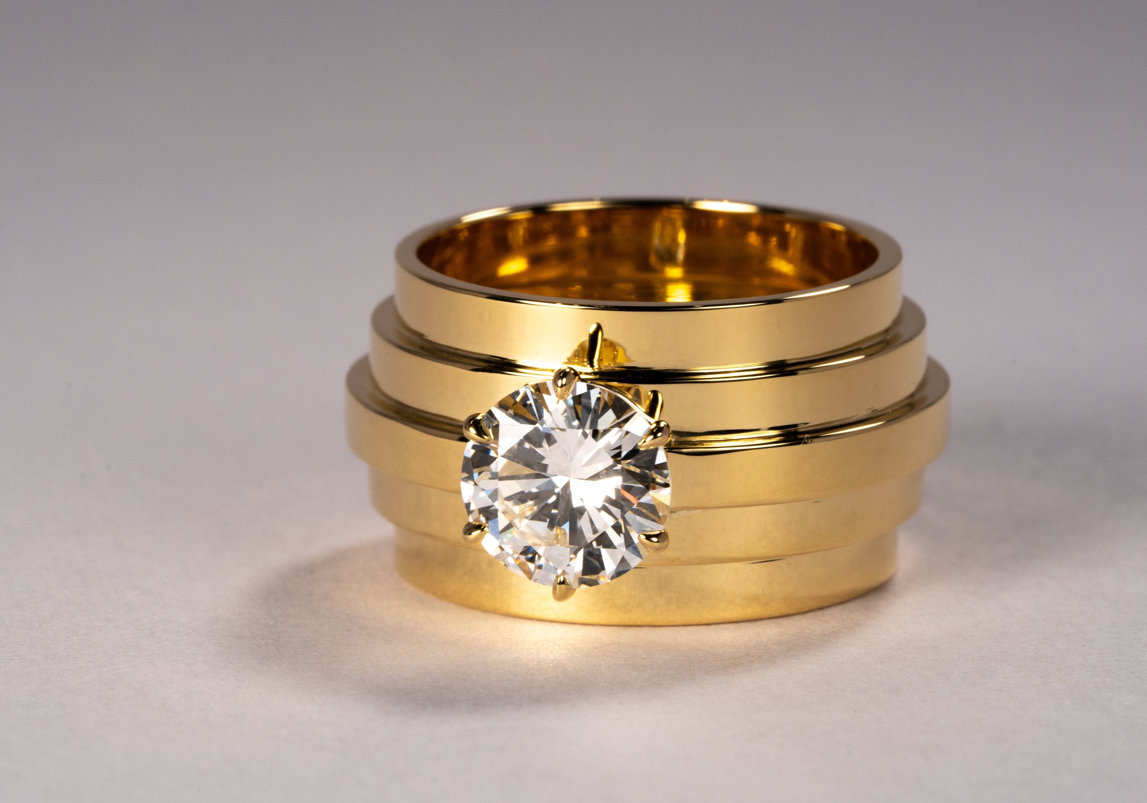 リフォーム後のダイヤモンドリング