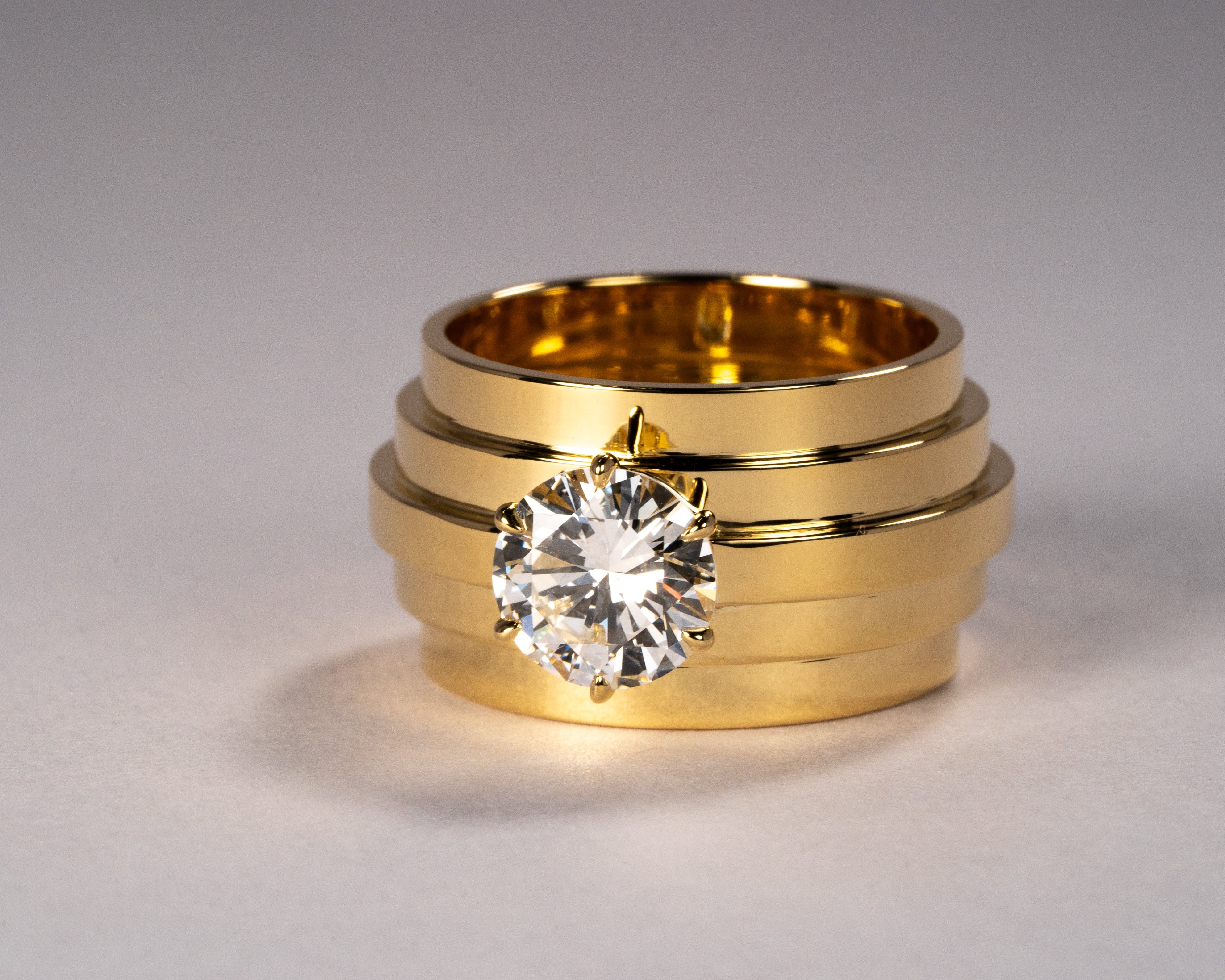 リフォーム後のダイヤモンドリング