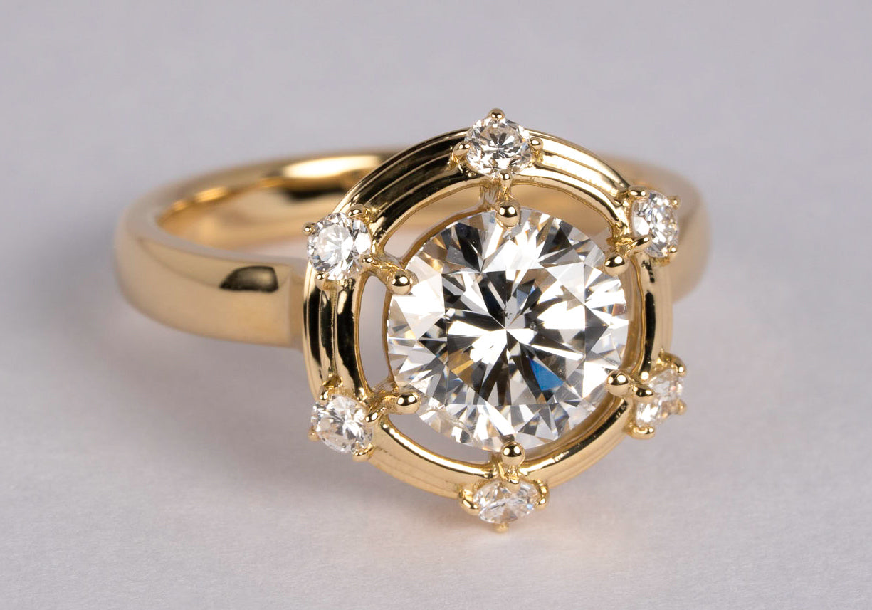 リフォーム後のダイヤモンドのリング