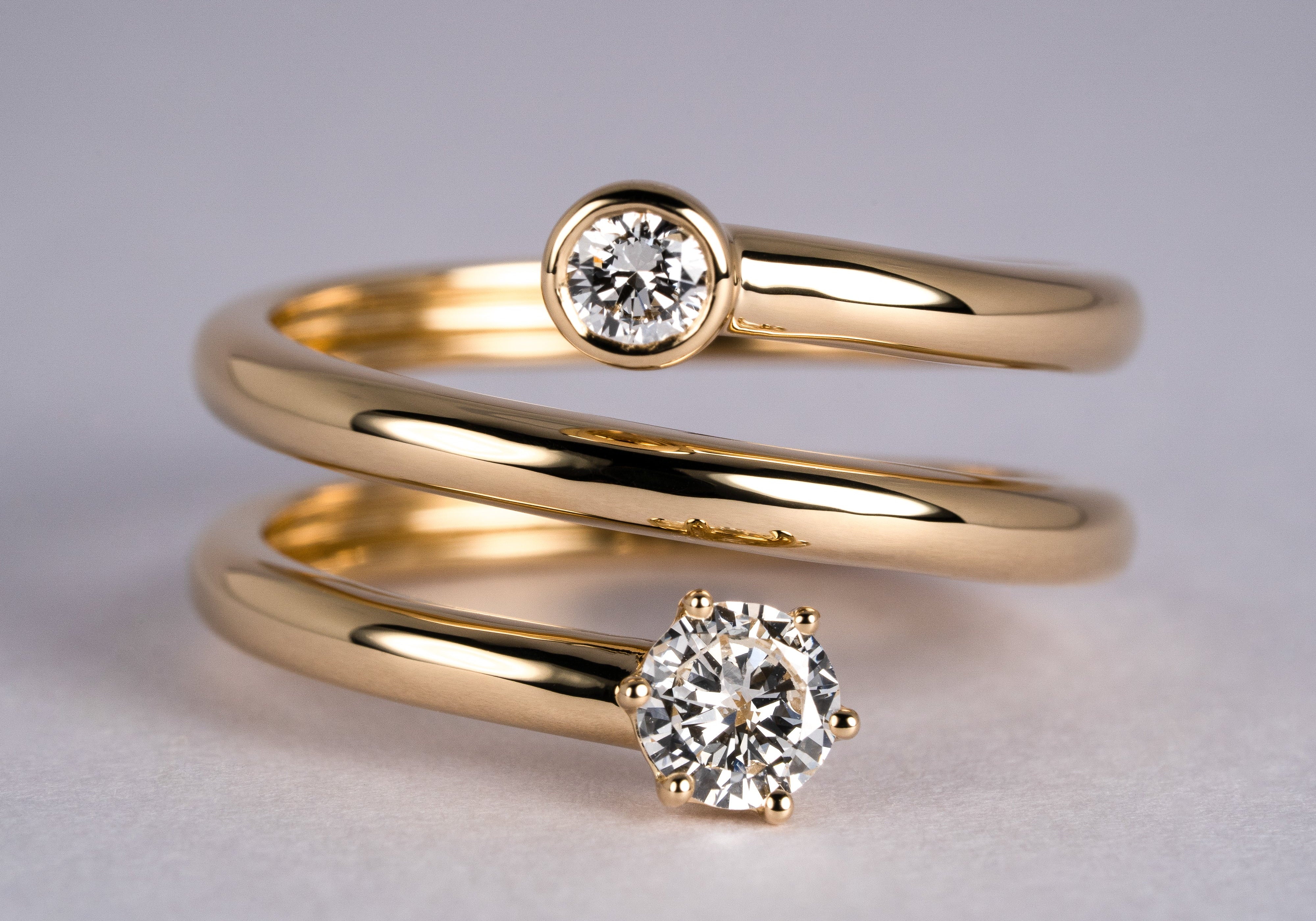 リフォーム後のダイヤモンドのリング