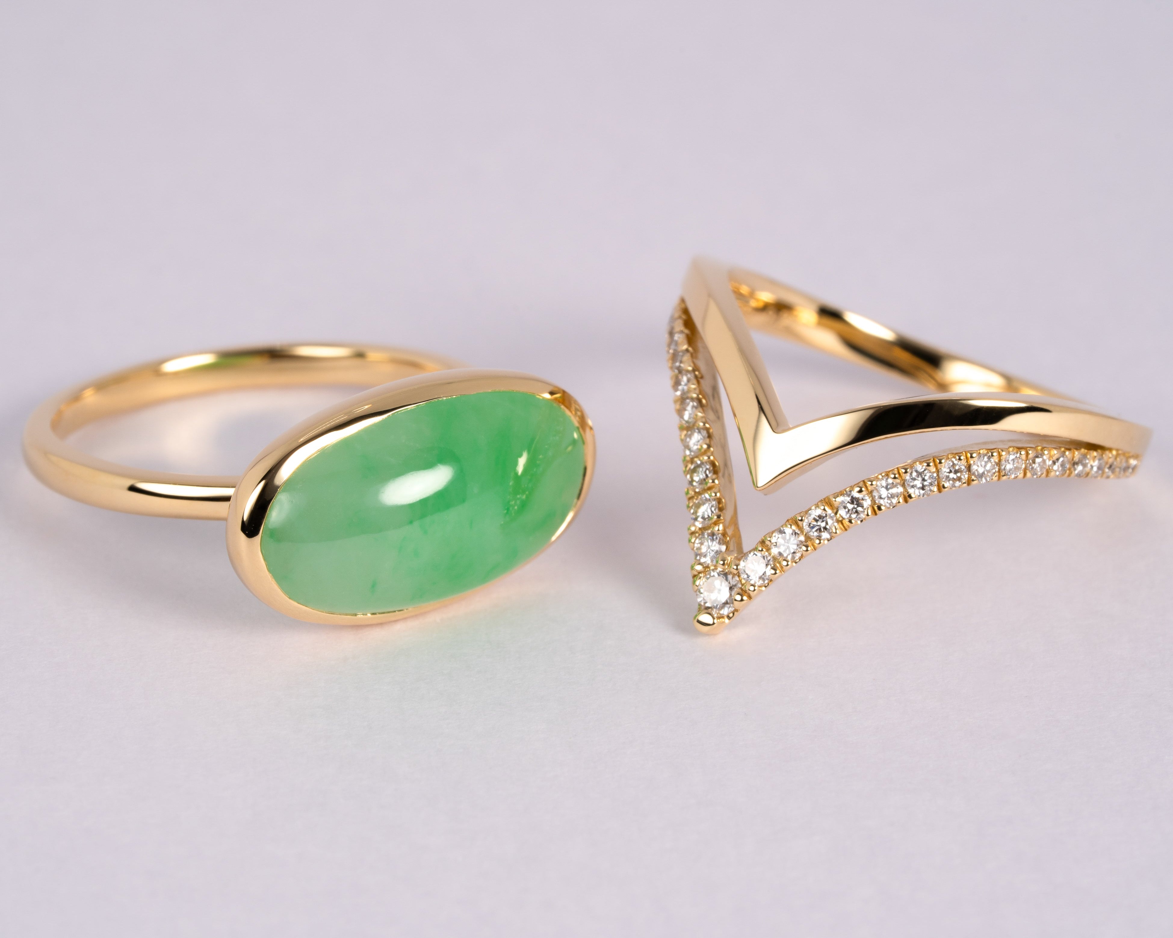 ひすいのリング　リフォーム後