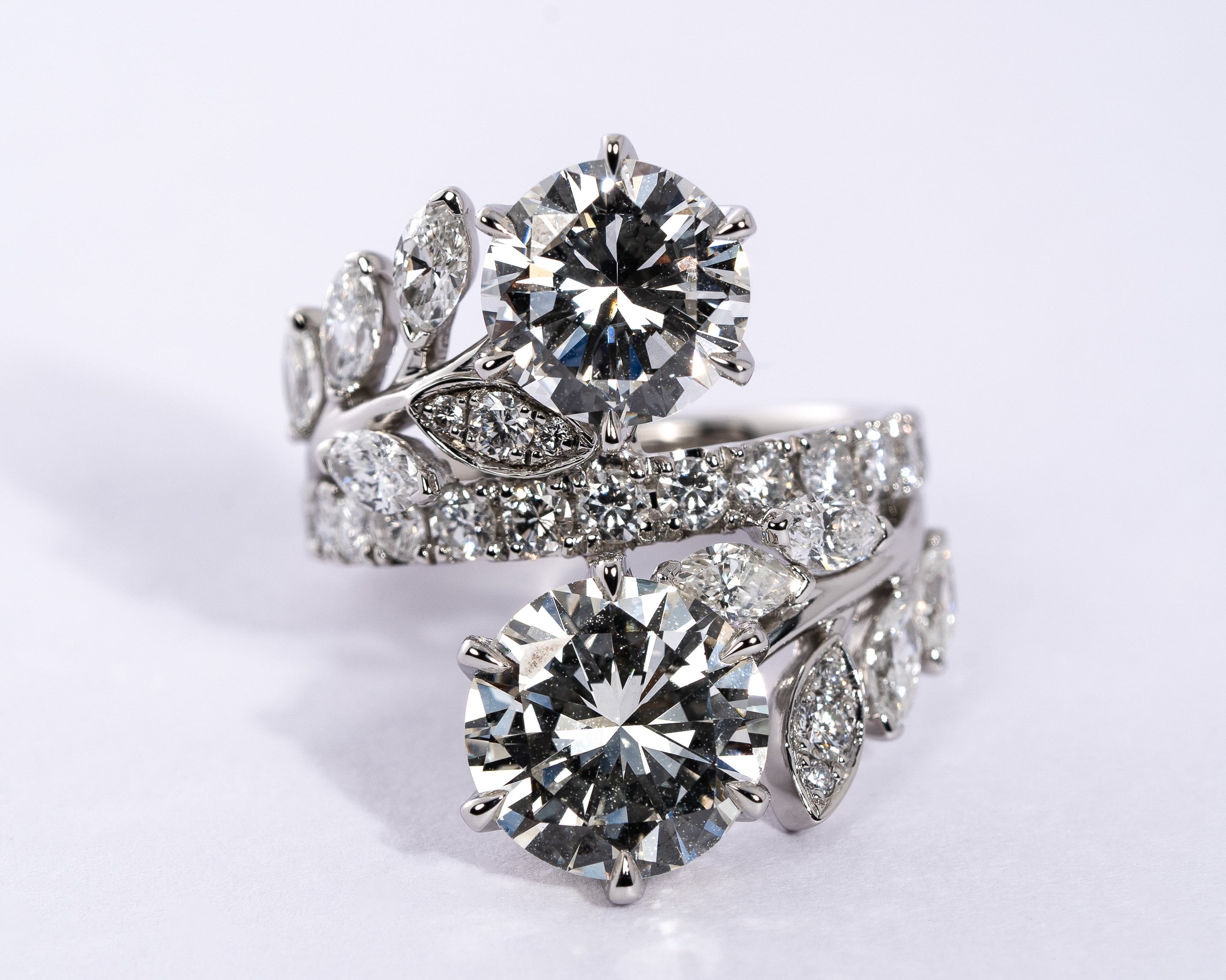 リフォーム後のダイヤモンドのリング