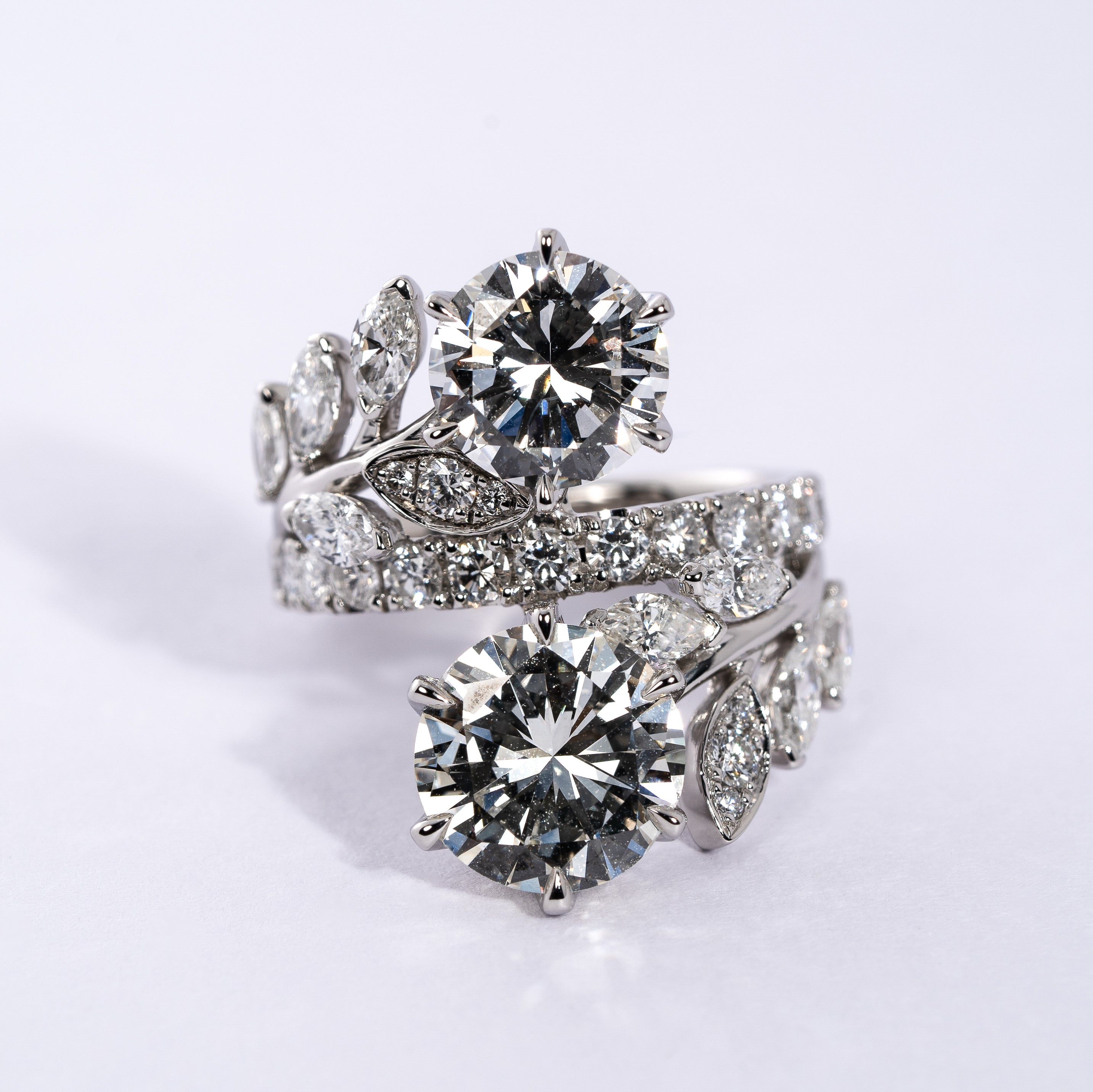 リフォーム後のダイヤモンドのリング