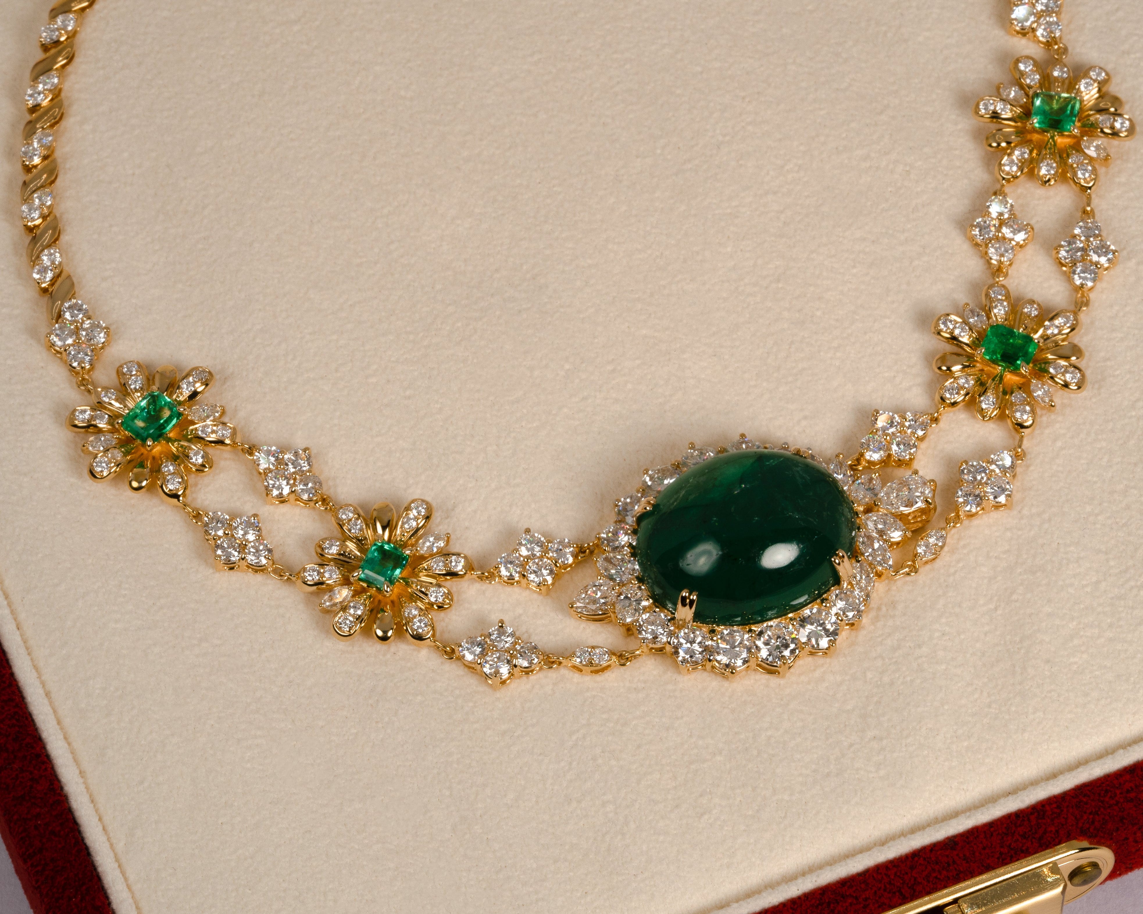 リフォーム後のエメラルドのネックレス