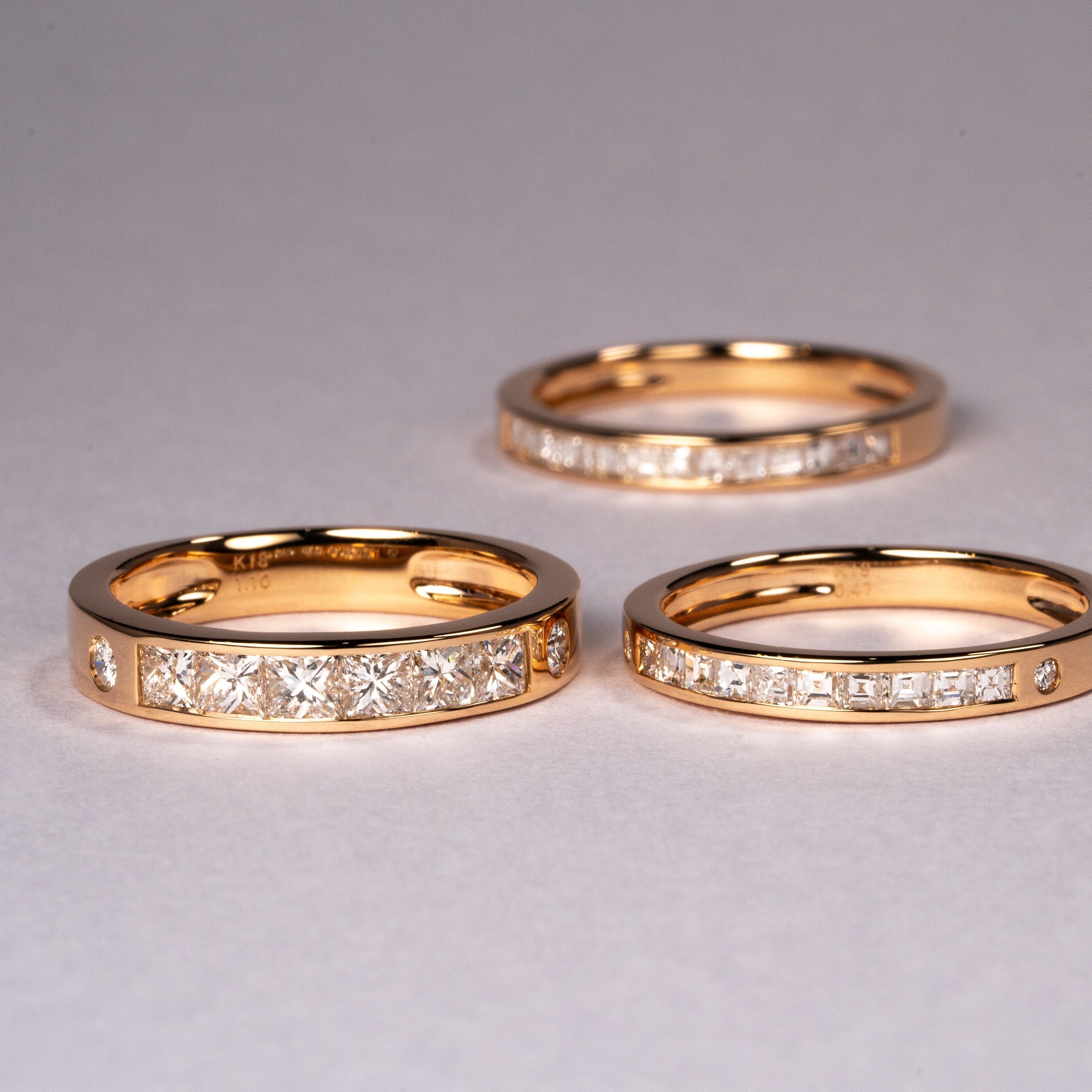 リフォーム後のダイヤモンドリング