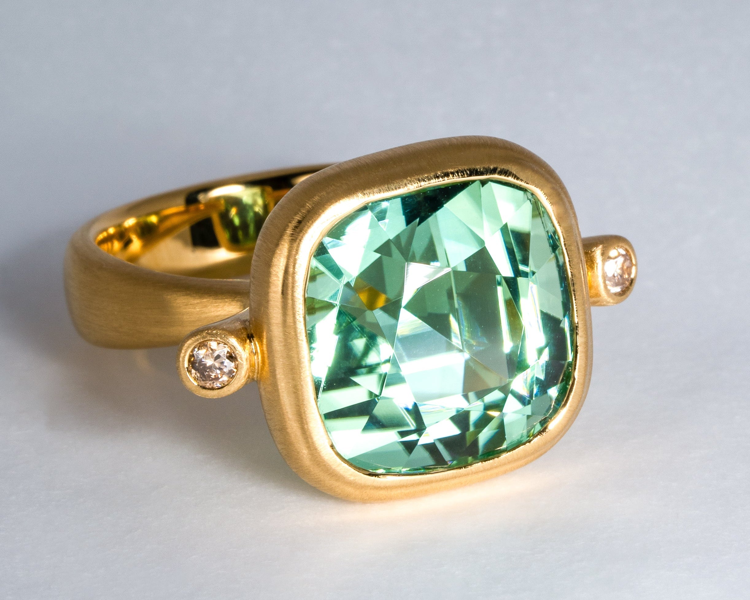 リフォーム後のトルマリンのリング