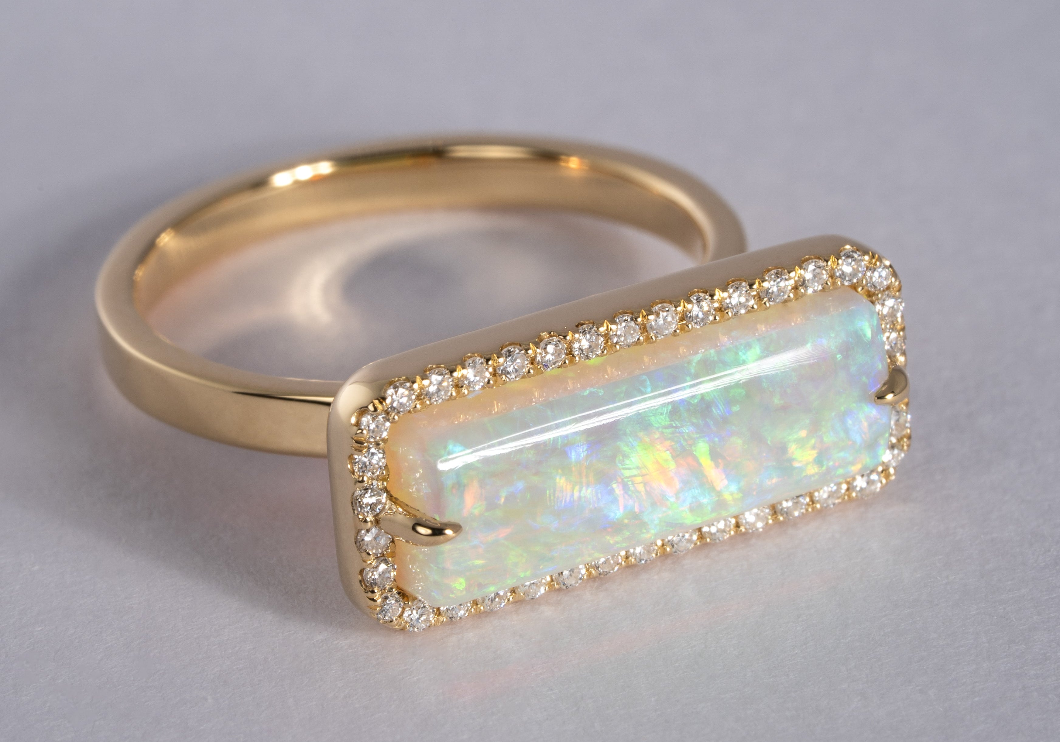 オパールのリングのリフォーム