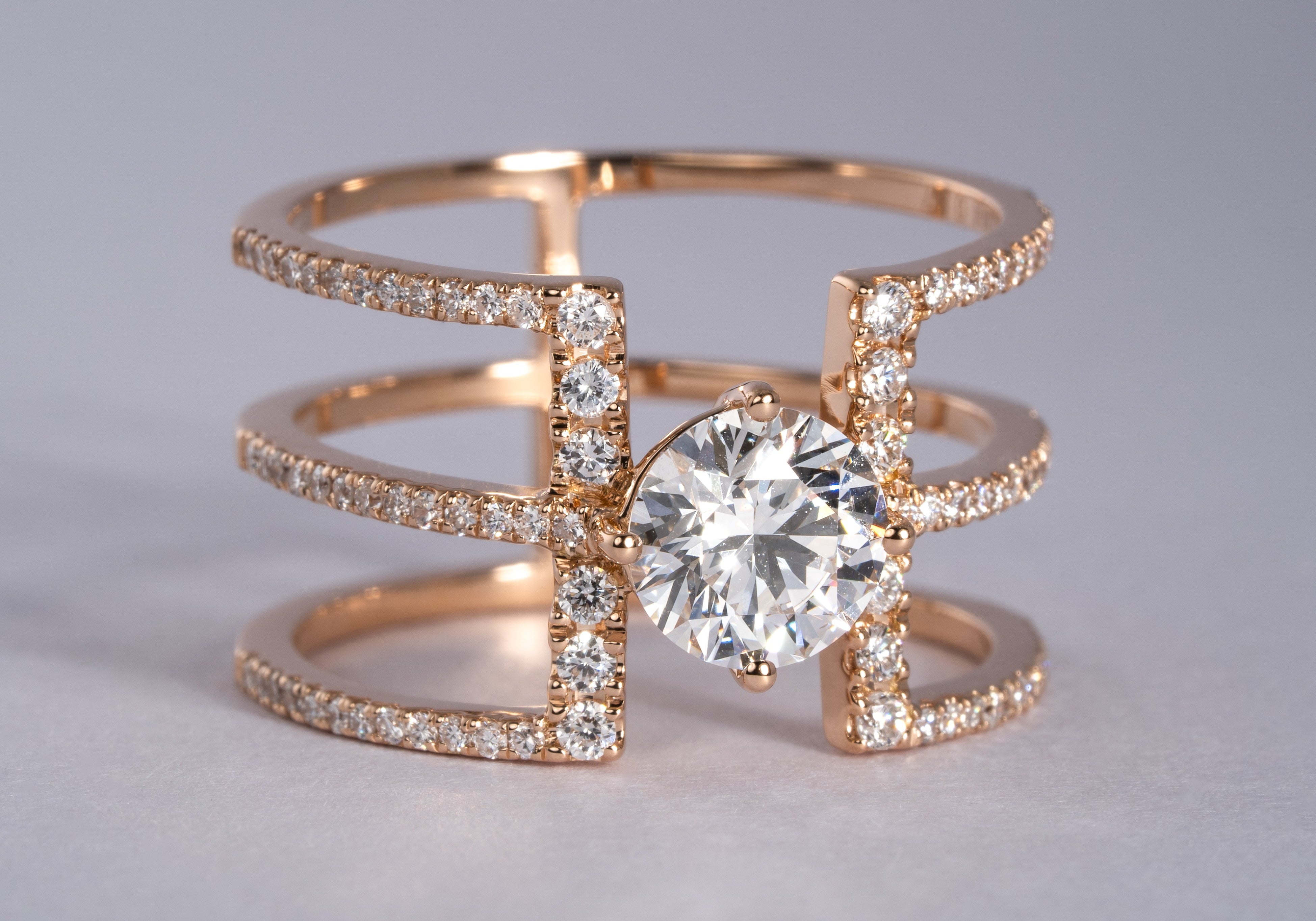 リフォーム後のダイヤモンドのリング