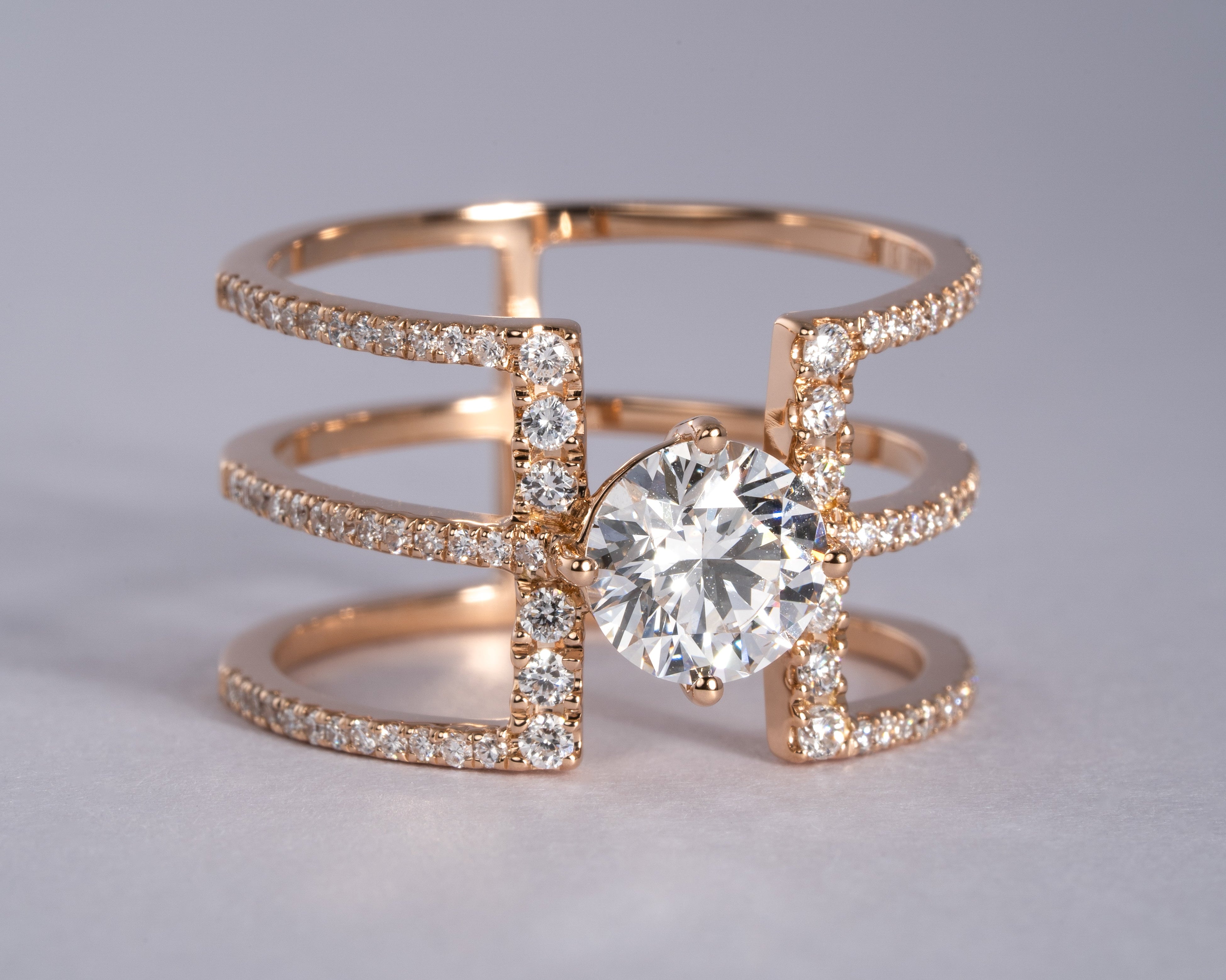 リフォーム後のダイヤモンドのリング