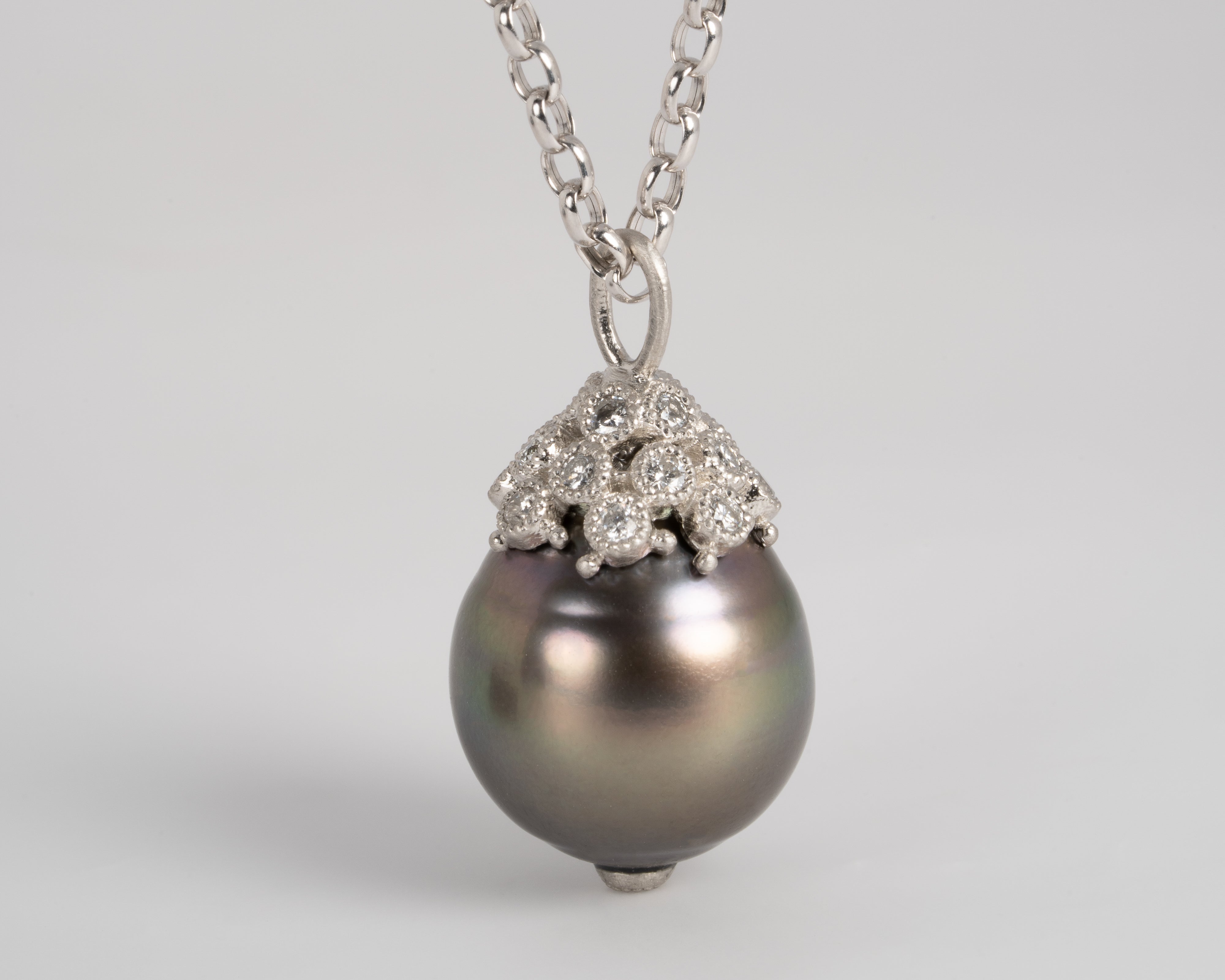 リフォーム後のパールペンダントトップ