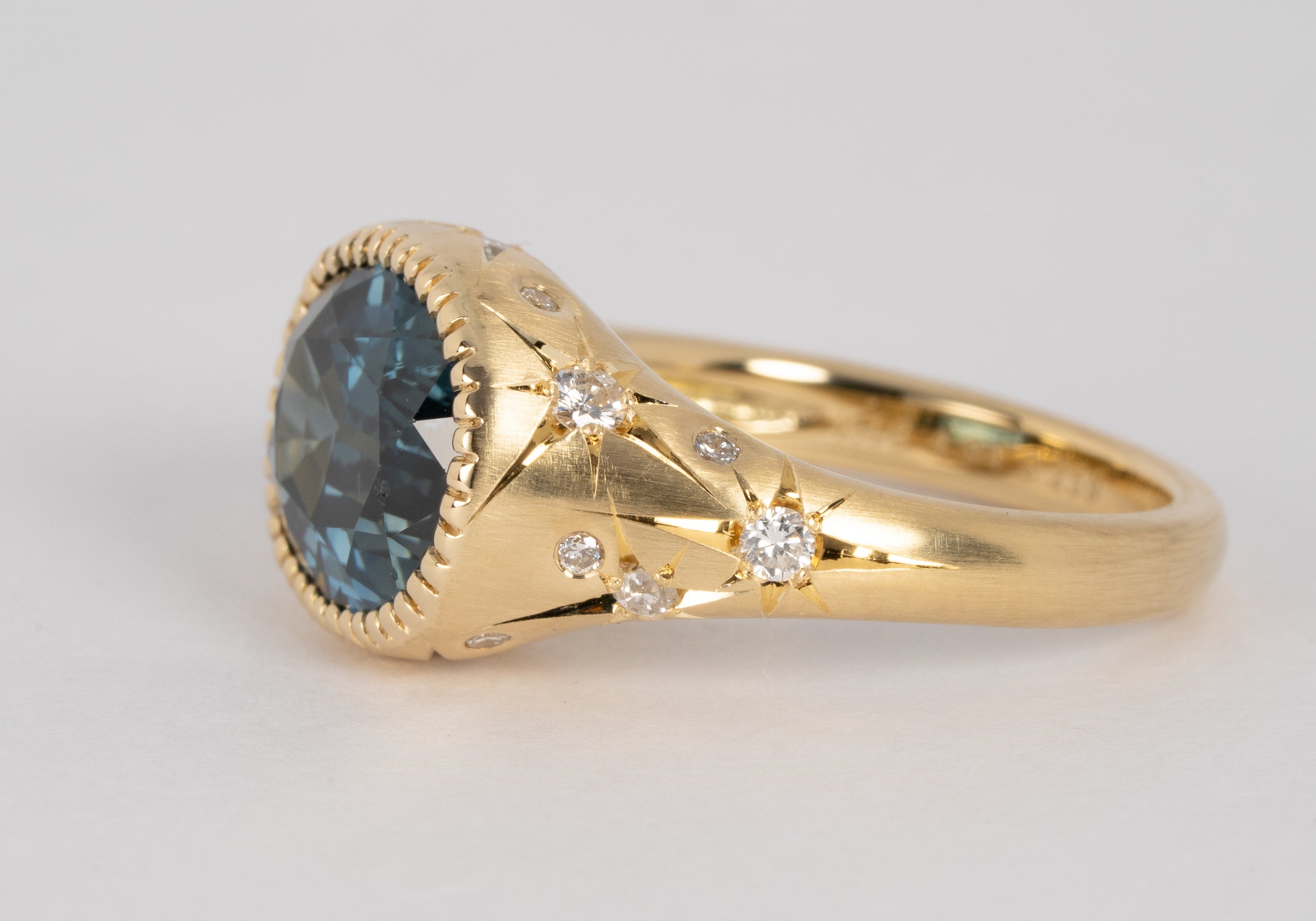 オーダーメイドのサファイアリング