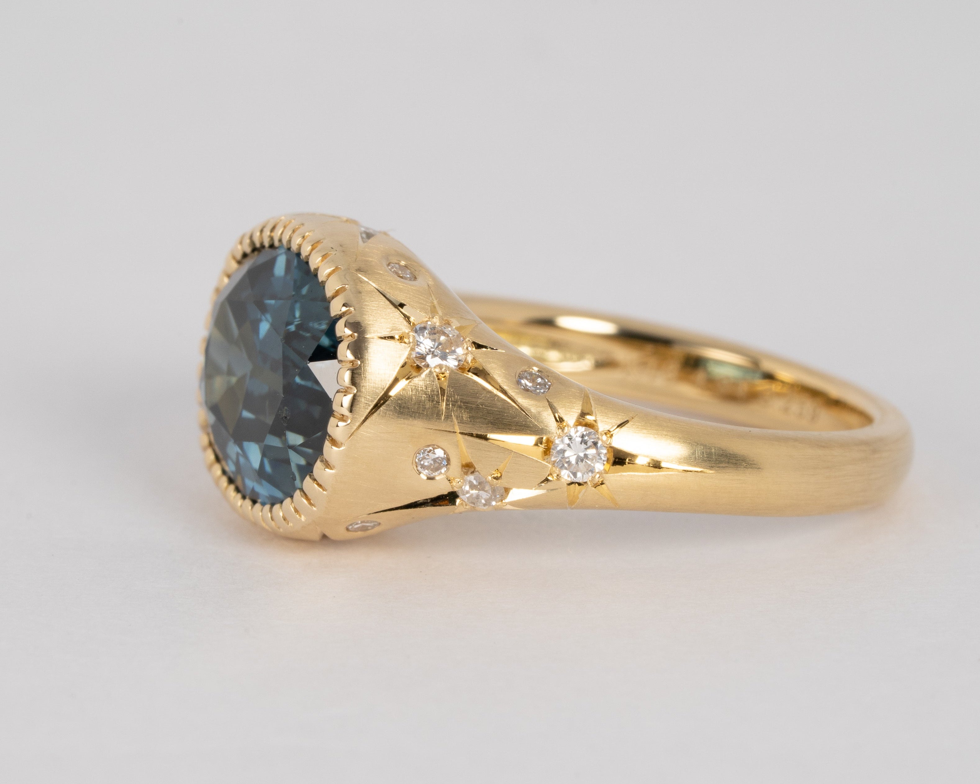 オーダーメイドのサファイアリング