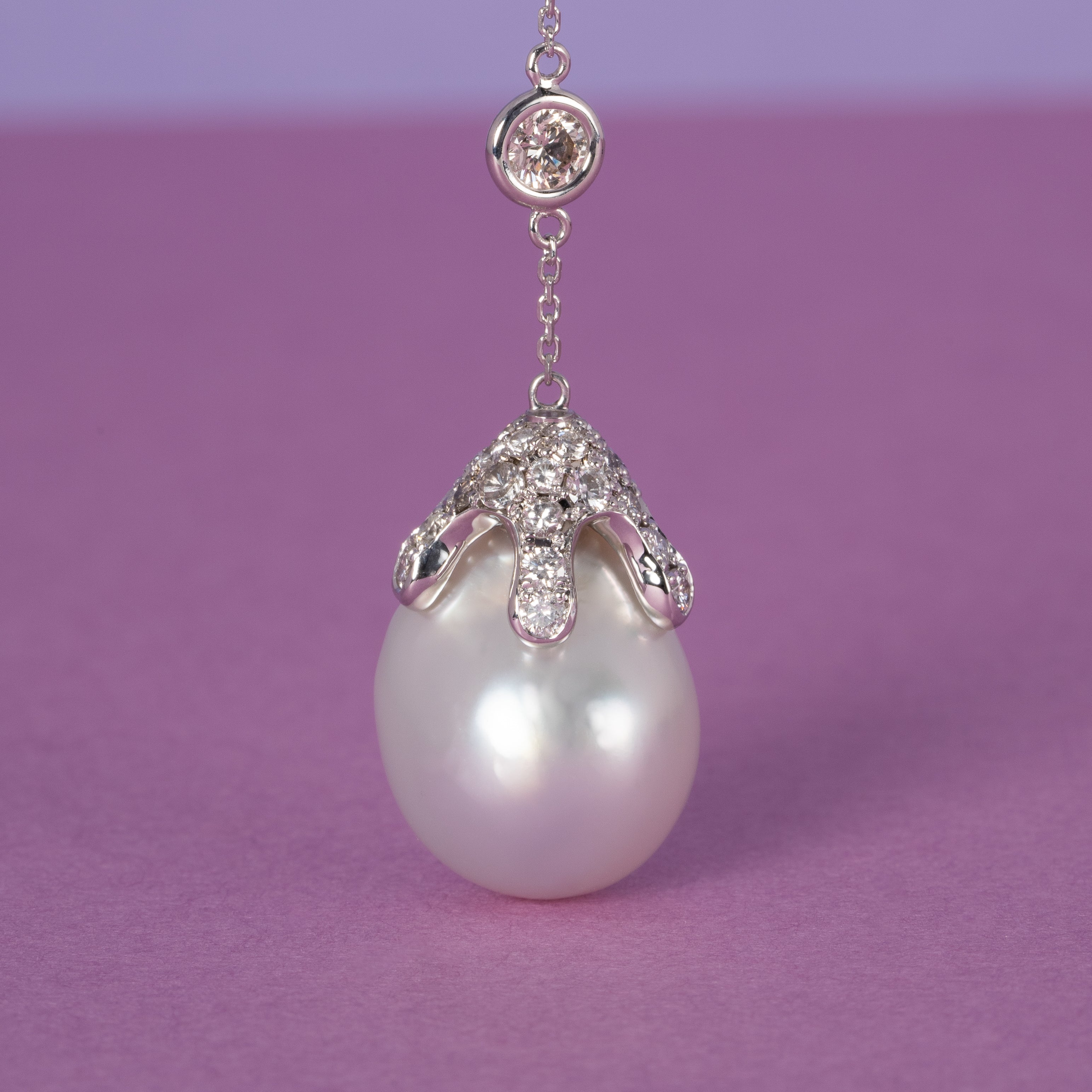 パールペンダントトップ