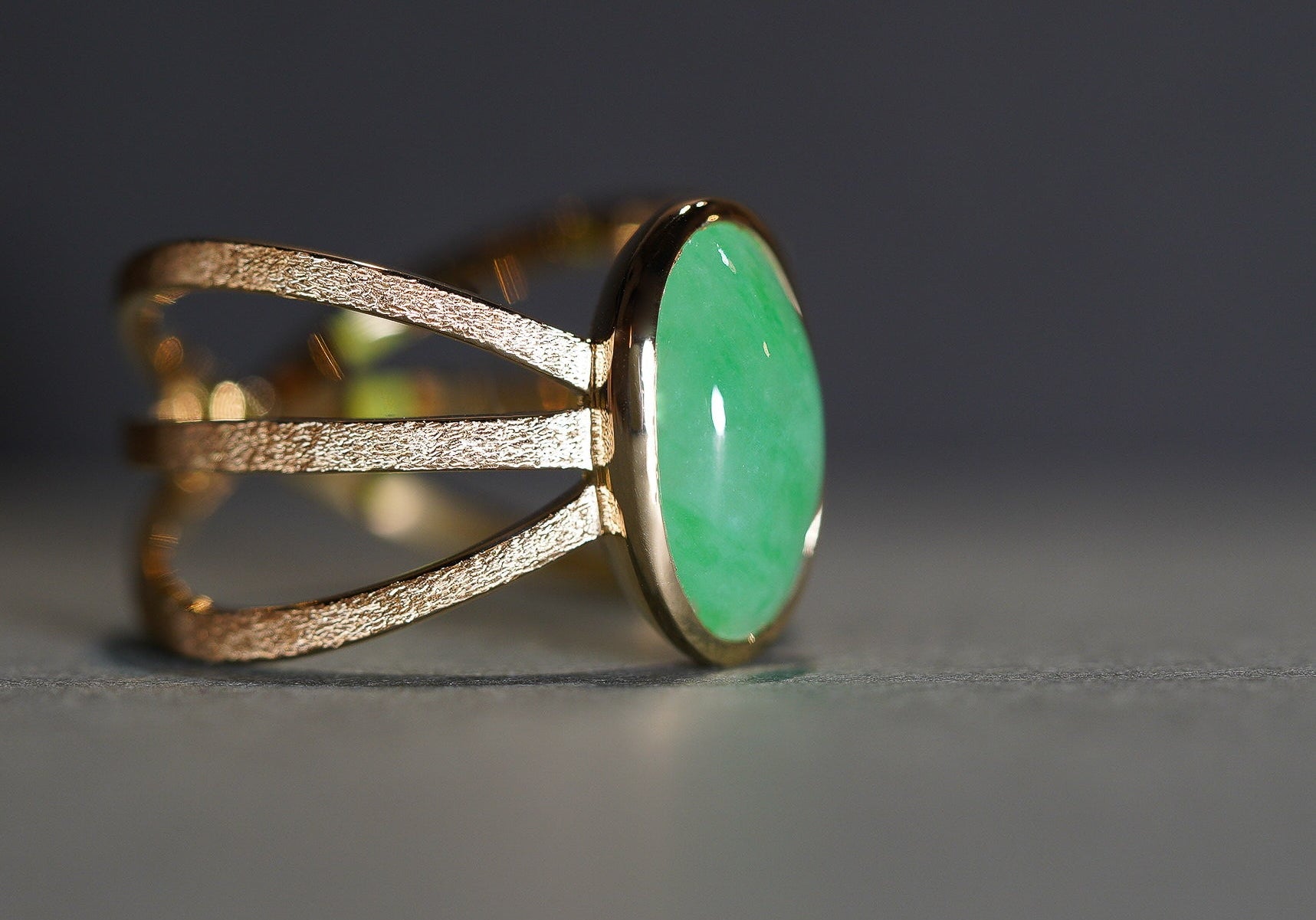 ひすいのリング　リフォーム後