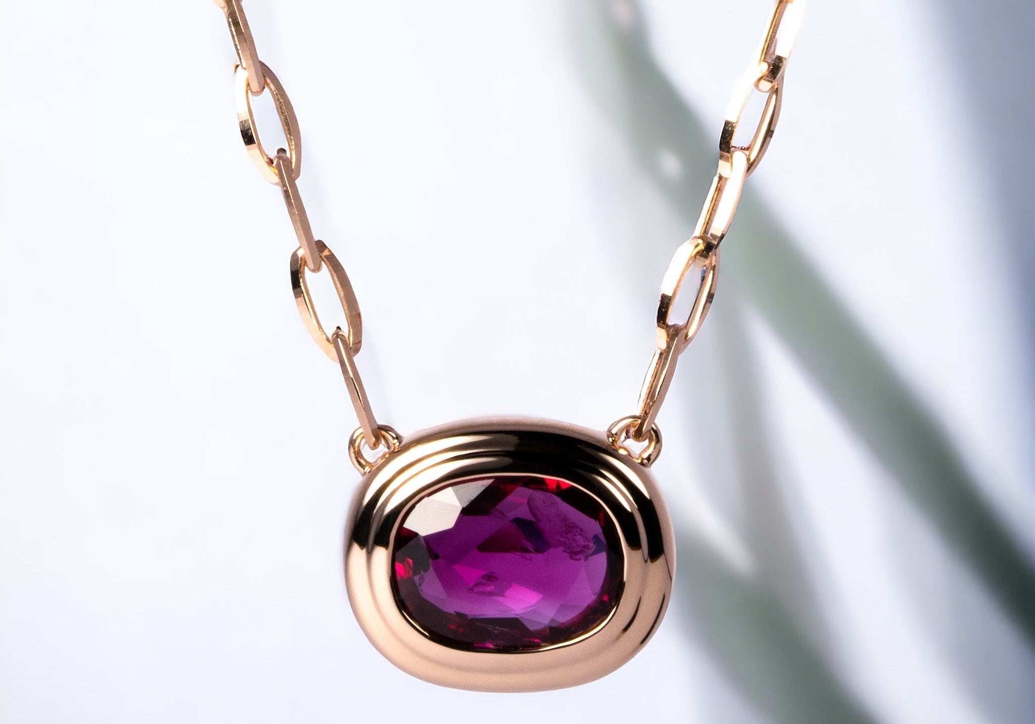 リフォーム後のルビーのネックレス