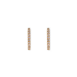 440 Basic - ダイヤモンド フープピアス 12-1.4