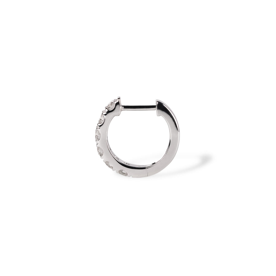 440 Basic - ダイヤモンド フープピアス 12-2.3