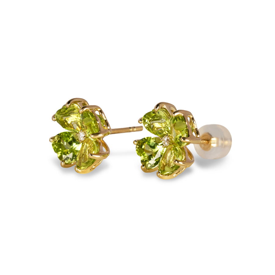 Bouquet ペリドット ピアス