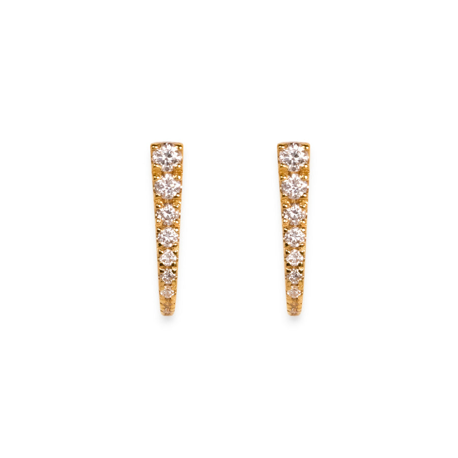 440 Basic -  Horn ダイヤモンド ピアス