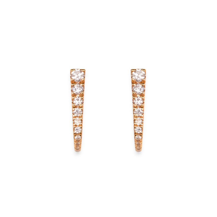 440 Basic -  Horn ダイヤモンド ピアス