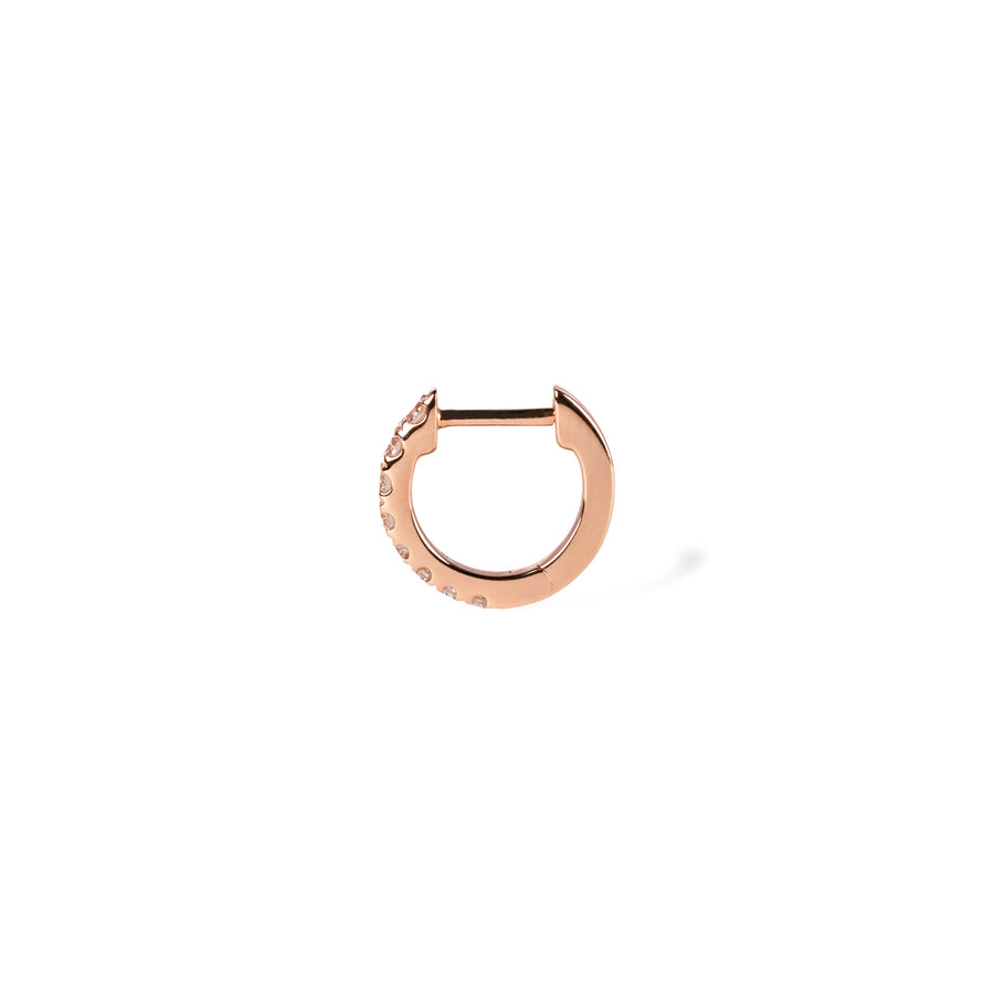 440 Basic - ダイヤモンド フープピアス 10-1.8