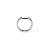 440 Basic -  ダイヤモンド フープピアス 14-1.4