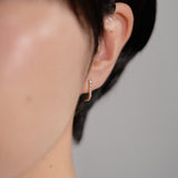 440 Basic -  Horn ダイヤモンド ピアス