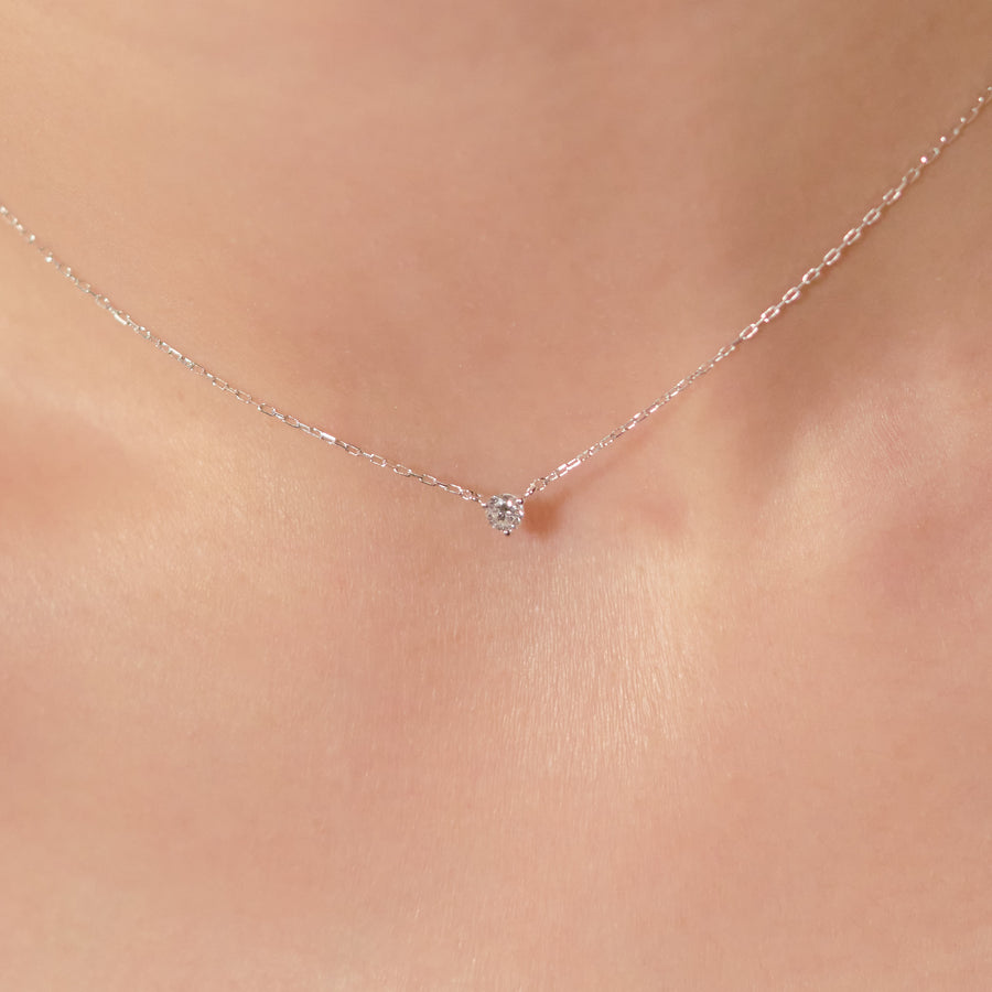 【1点限り・中宝ソ】ダイヤモンド ネックレス（0.130ct E,SI-1,GOOD）