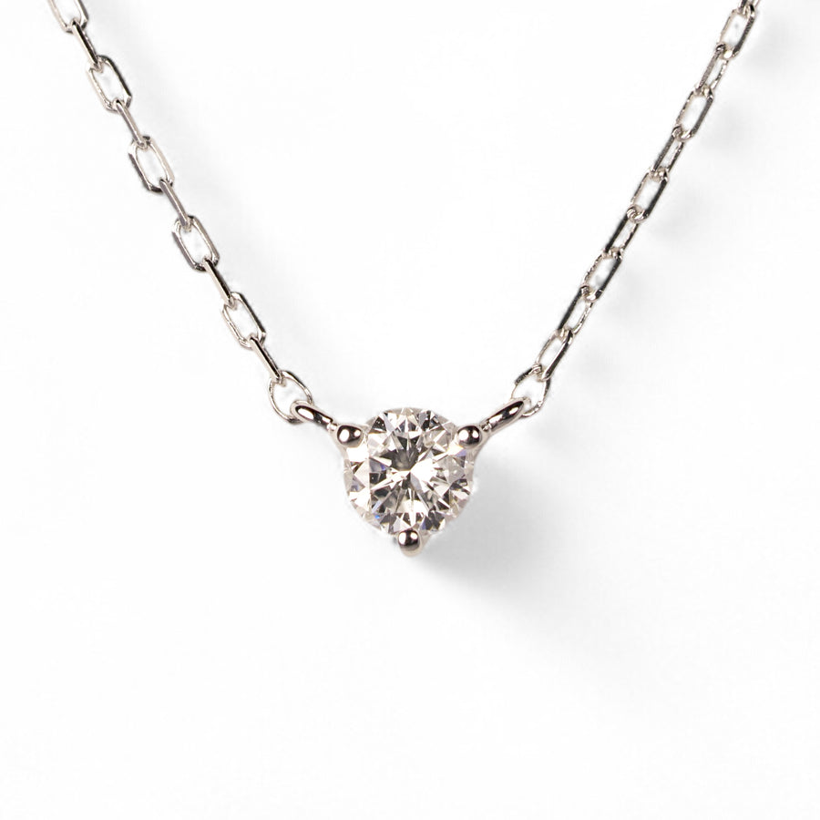【1点限り・中宝ソ】ダイヤモンド ネックレス（0.130ct E,SI-1,GOOD）