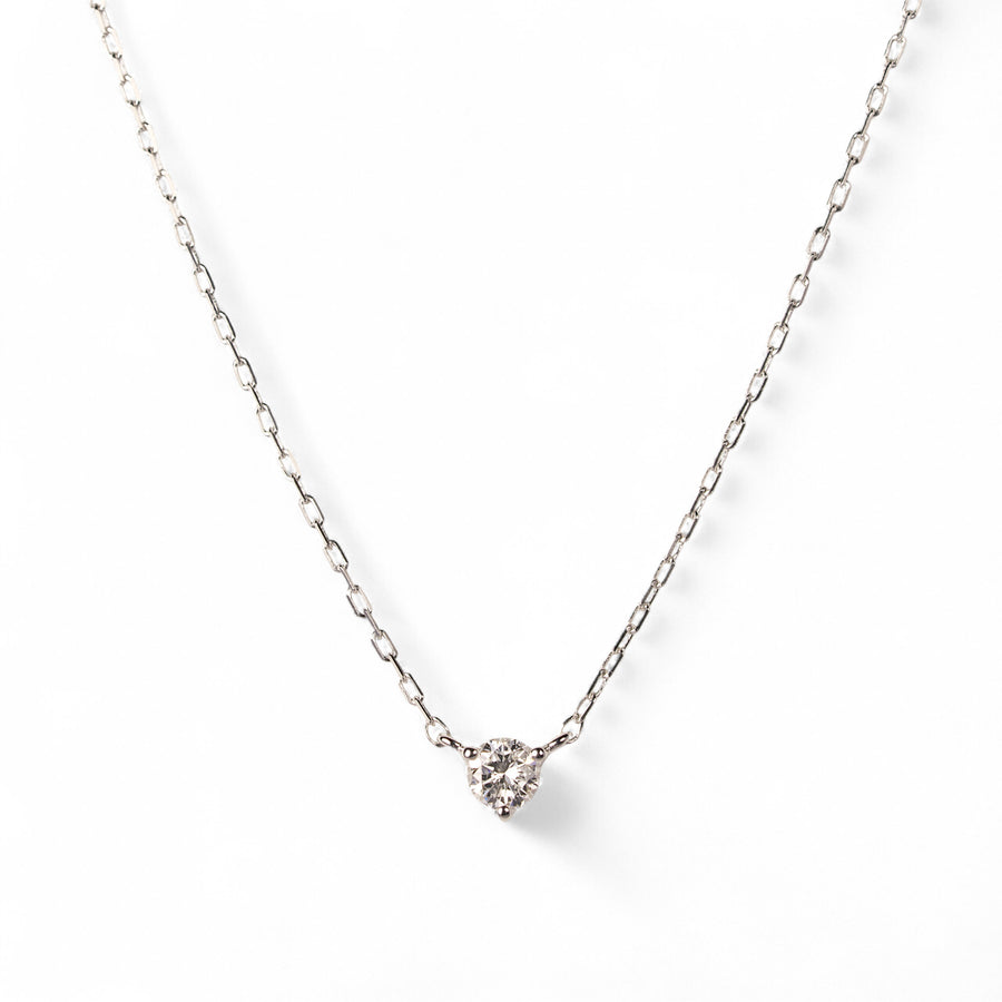 【1点限り・中宝ソ】ダイヤモンド ネックレス（0.130ct E,SI-1,GOOD）