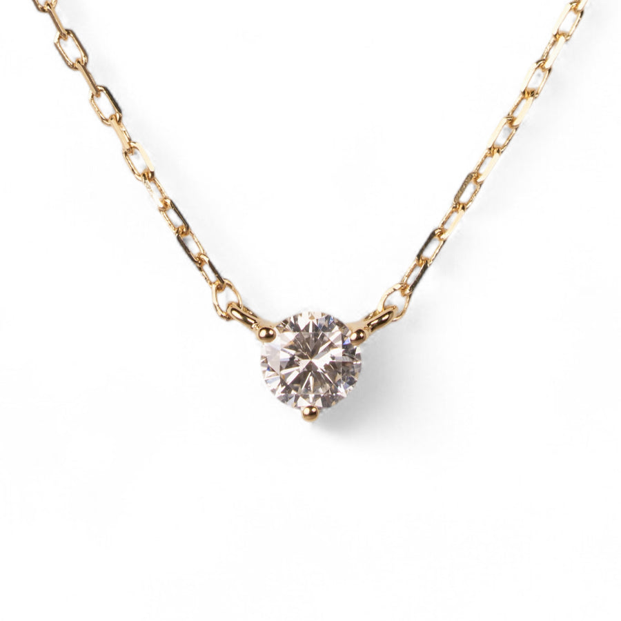 【1点限り・中宝ソ】ダイヤモンド ネックレス（0.140ct G,SI-2,GOOD）