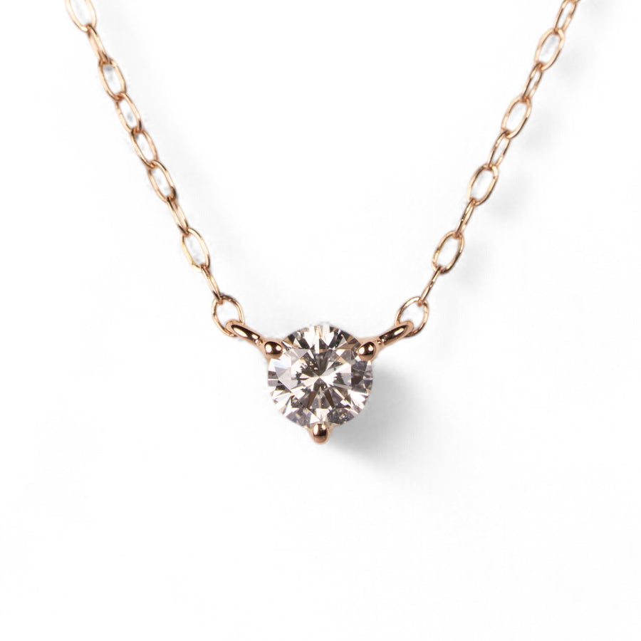 【1点限り・中宝ソ】ダイヤモンド ネックレス（0.133ct H,SI-1,GOOD）