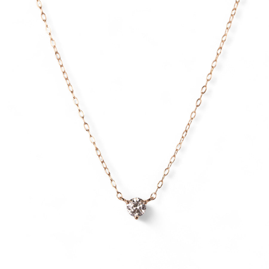 【1点限り・中宝ソ】ダイヤモンド ネックレス（0.133ct H,SI-1,GOOD）