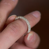 Zero Pavé - 8 Row ダイヤモンド リング