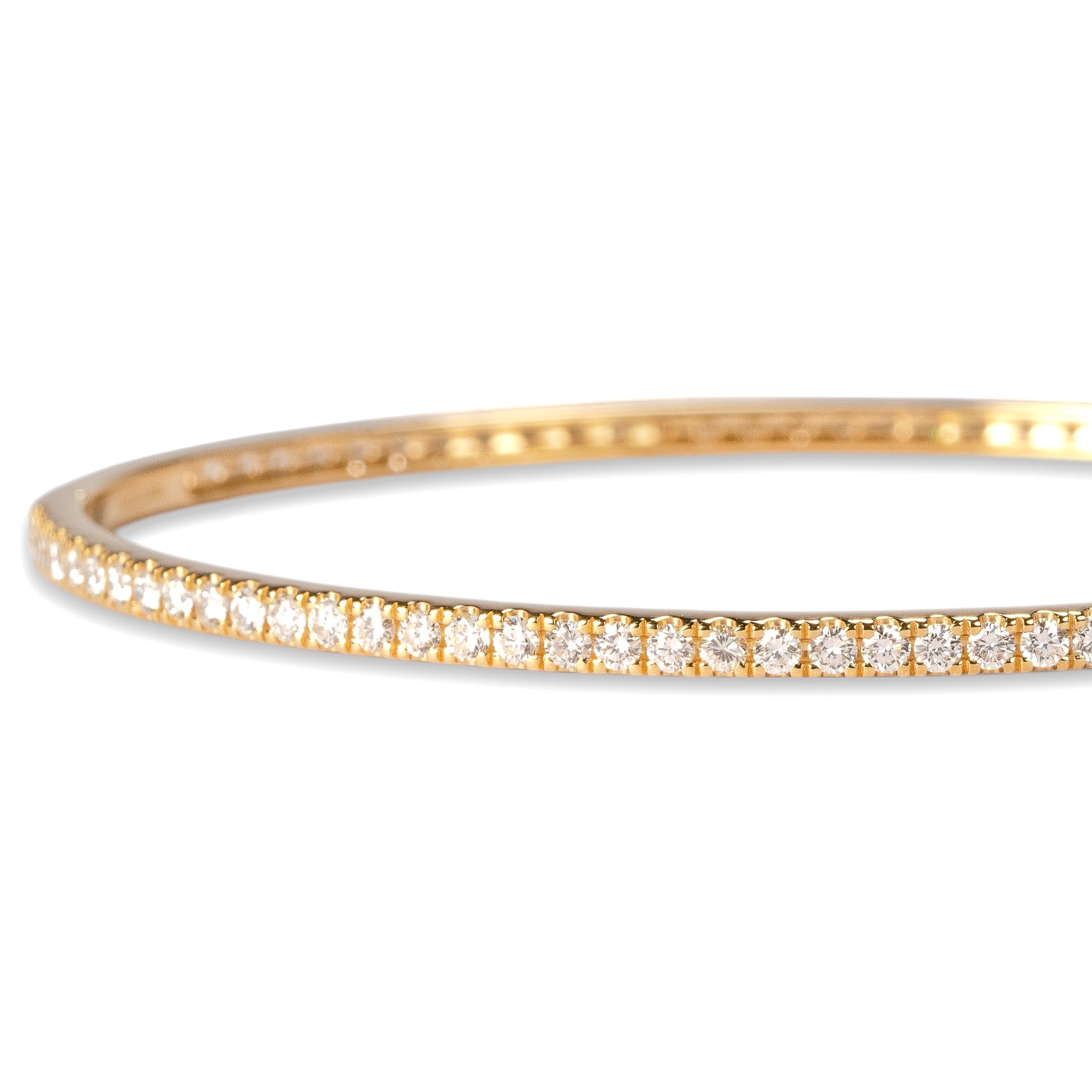 440 Basic ダイヤモンド フルエタニティ バングル 2ct K18ゴールド