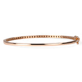 440 Basic ブラックダイヤモンド バングル 1ct K18ピンクゴールド 裏