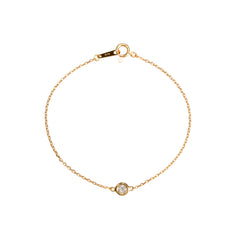 440 Basic ダイヤモンド ブレスレット 0.1ct K18イエローゴールド