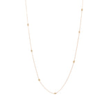 440 Basic ダイヤモンド ステーションネックレス 1.2ct チェーン全体