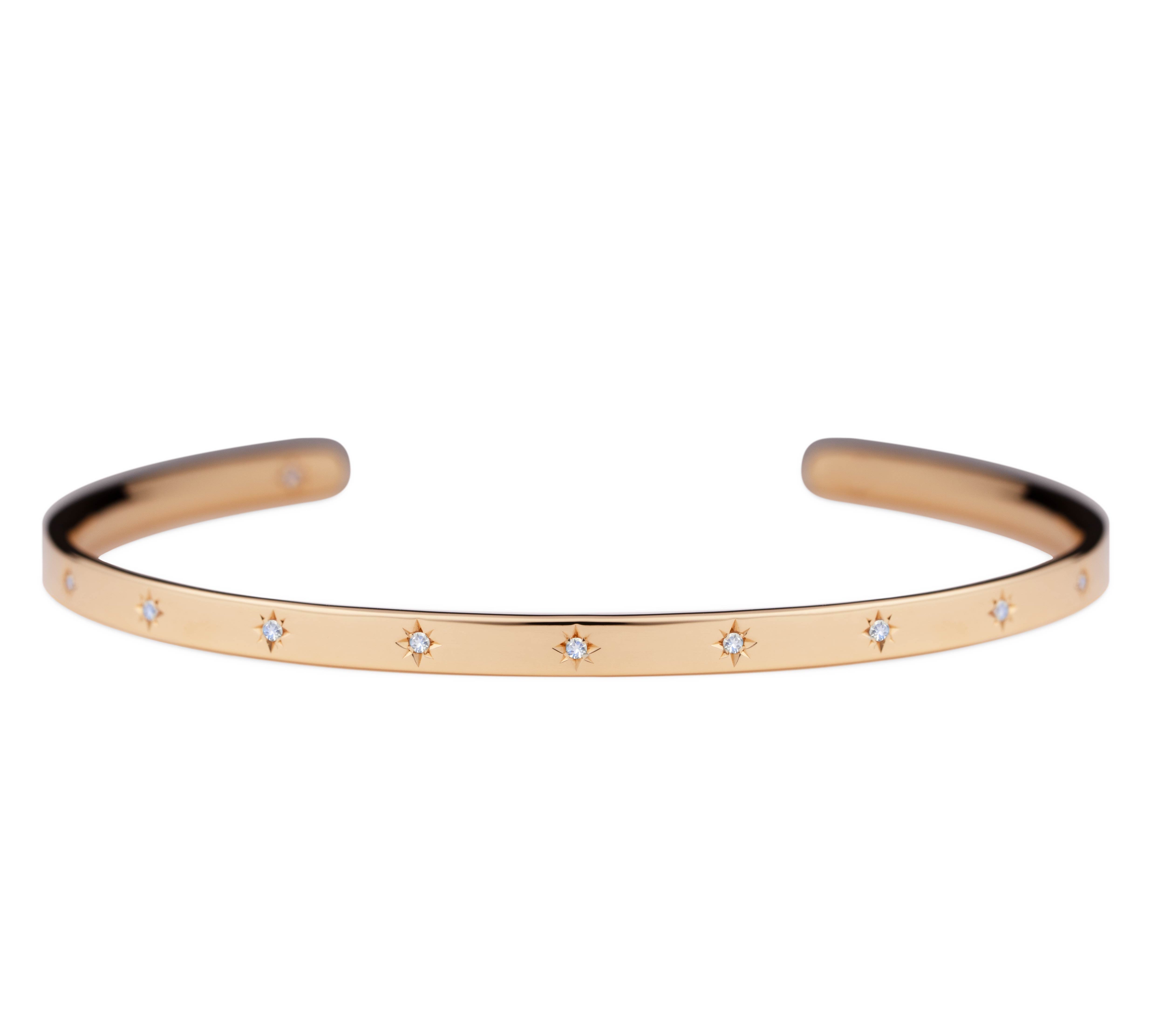 440 Basic Happy バングル 6月 ムーンストーン K18イエローゴールド