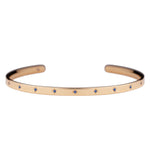 440 Basic Happy バングル 9月 サファイア K18イエローゴールド