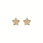 440 Basic Star ダイヤモンド ピアス K18イエローゴールド