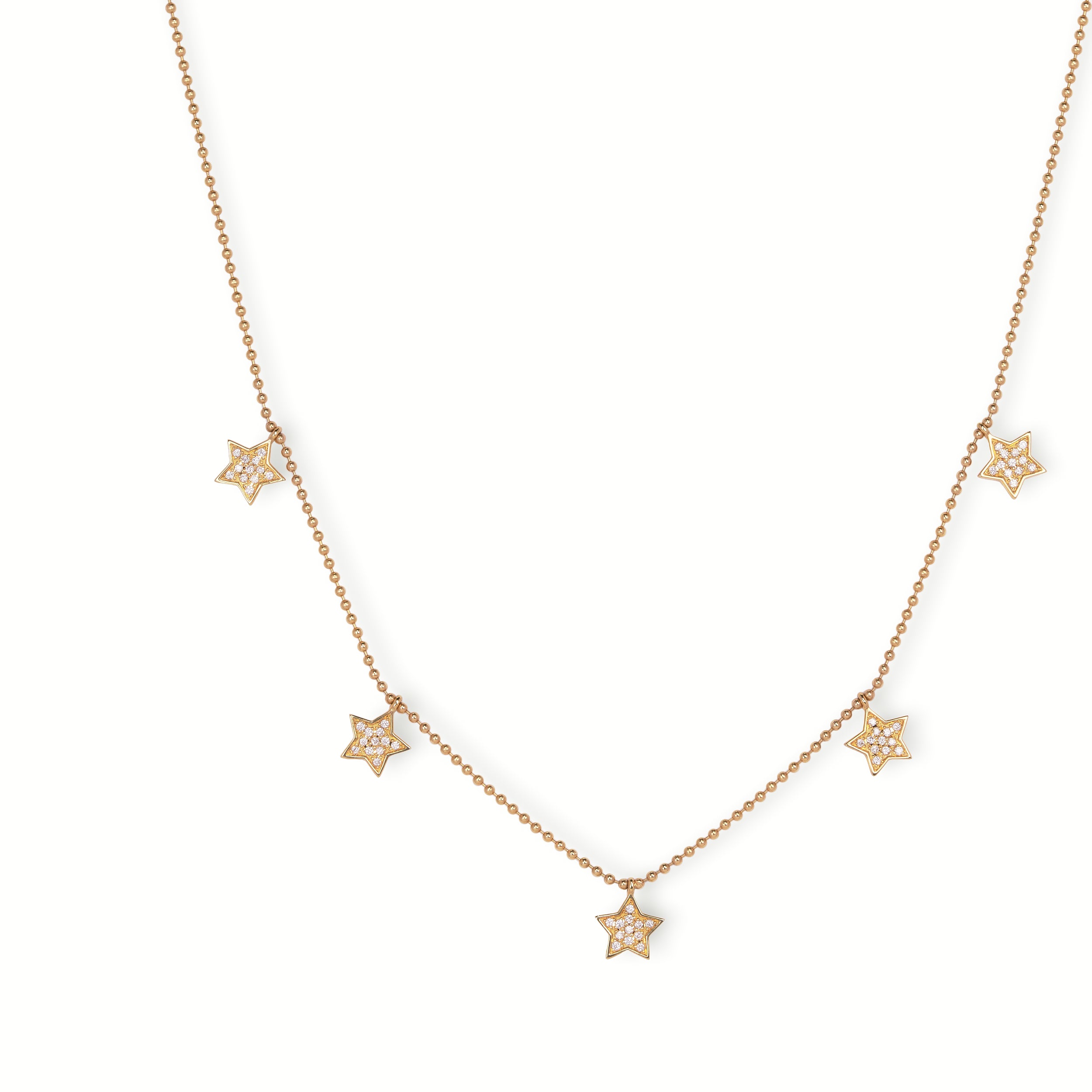 Station Necklace（ステーションネックレス）｜ダイヤ・色石