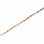 440 Basic 3color ダイヤモンド テニスブレスレット 1ct K18 チェーン
